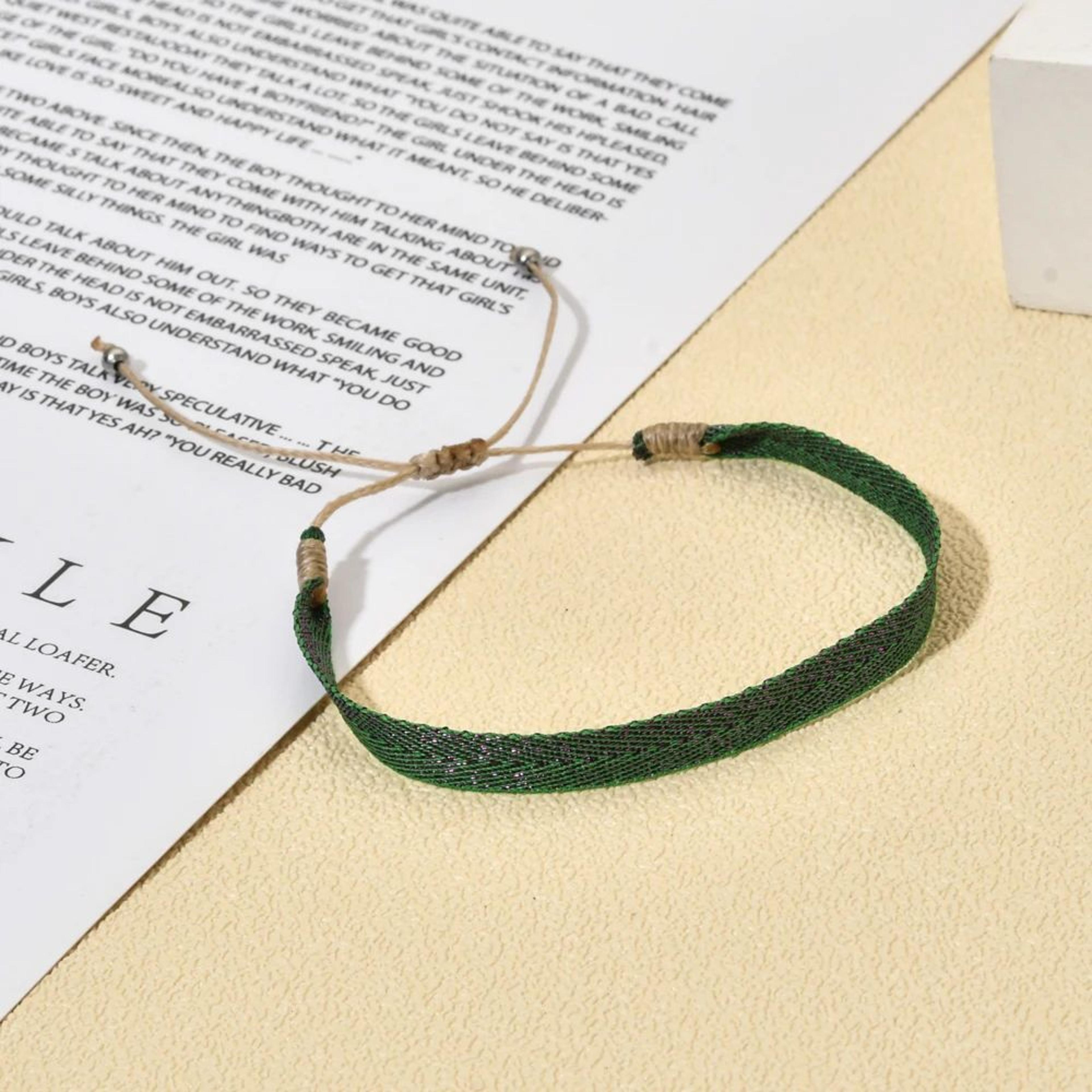 Multicolor Boho Hand Woven Friendship Bracelet 3