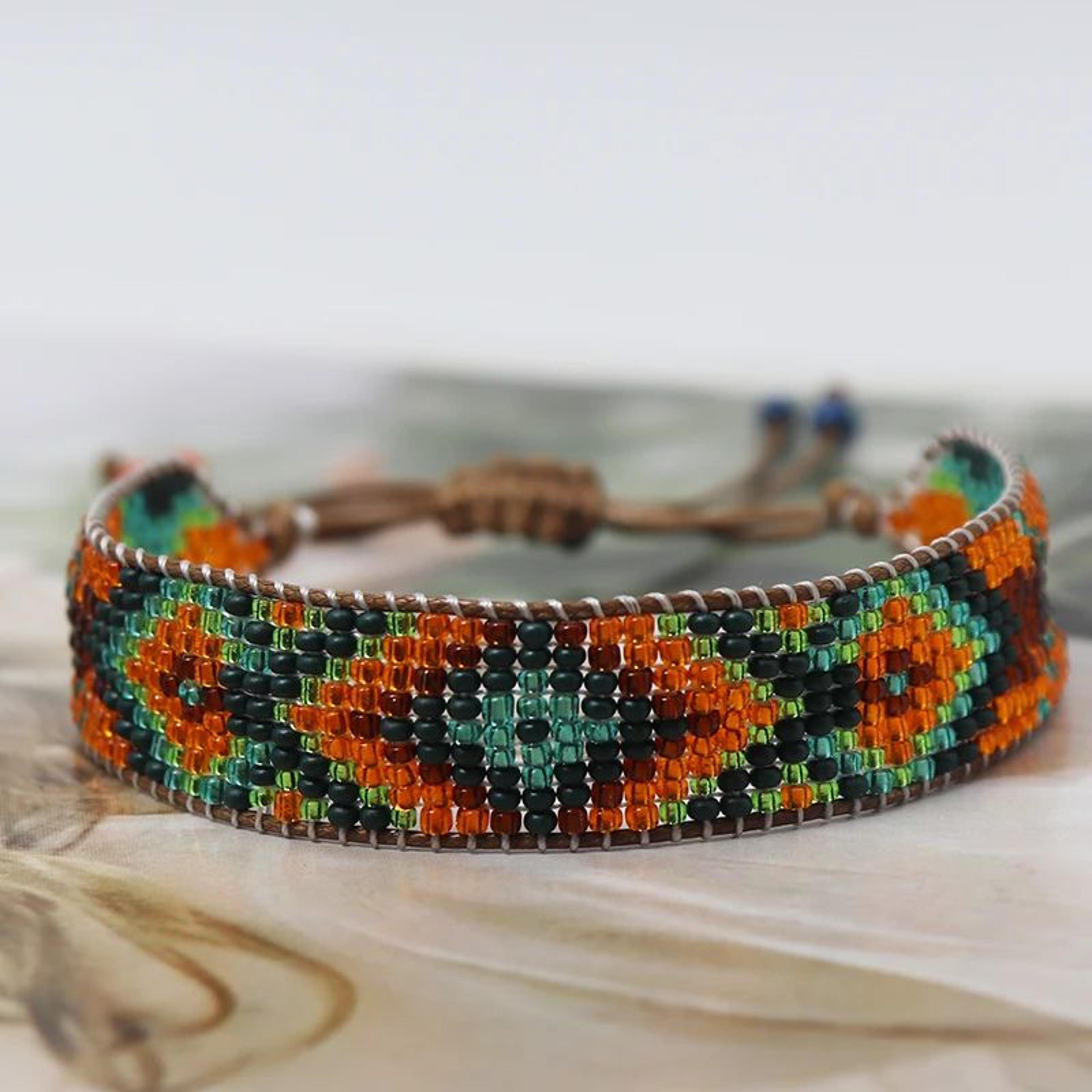 Colorful Geometric Miyuki Bead Bracelet 5