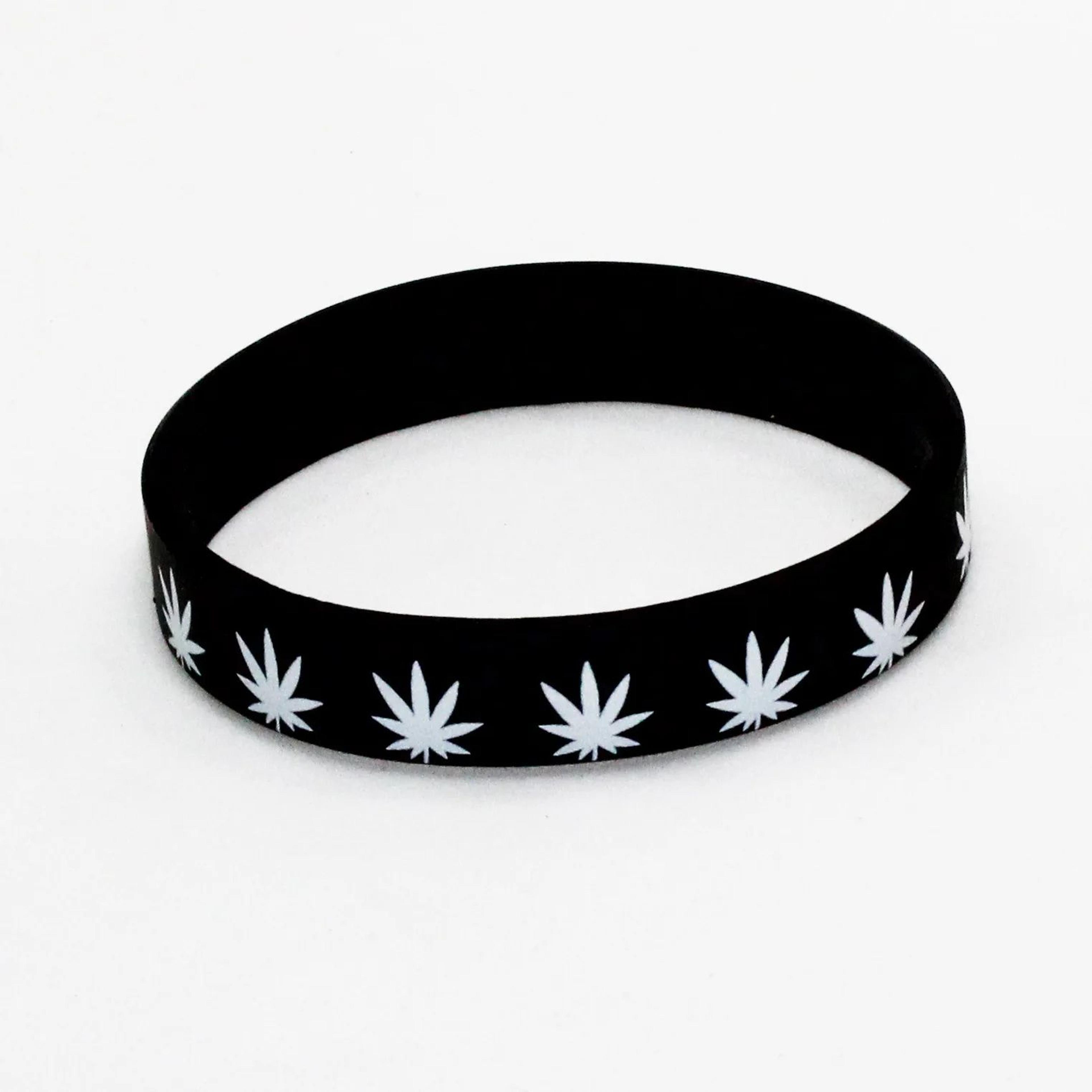 Maple Leaf Silicone Sports Wristband Bracelet 5