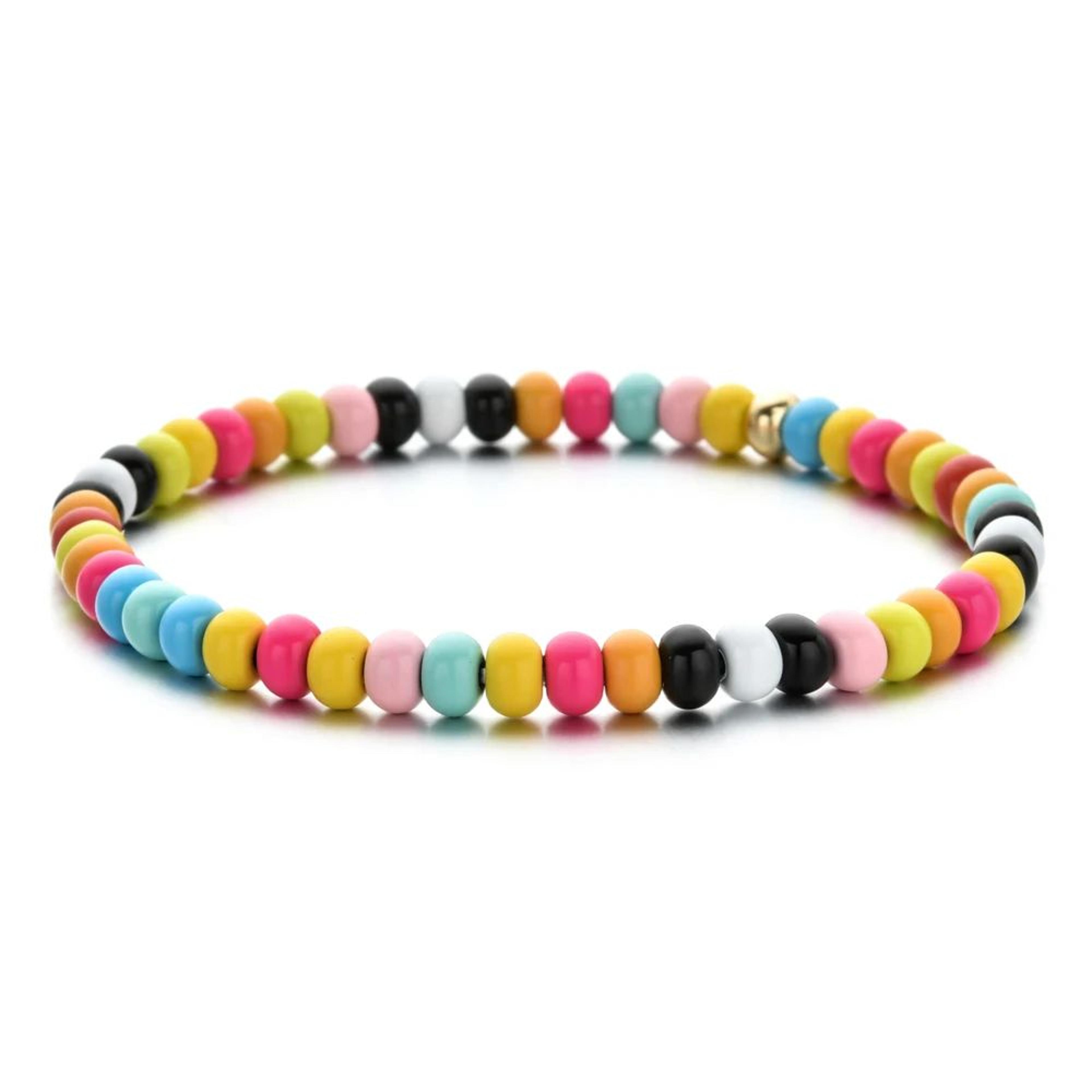 Rainbow Colorful Beaded Friendship Bracelet 7