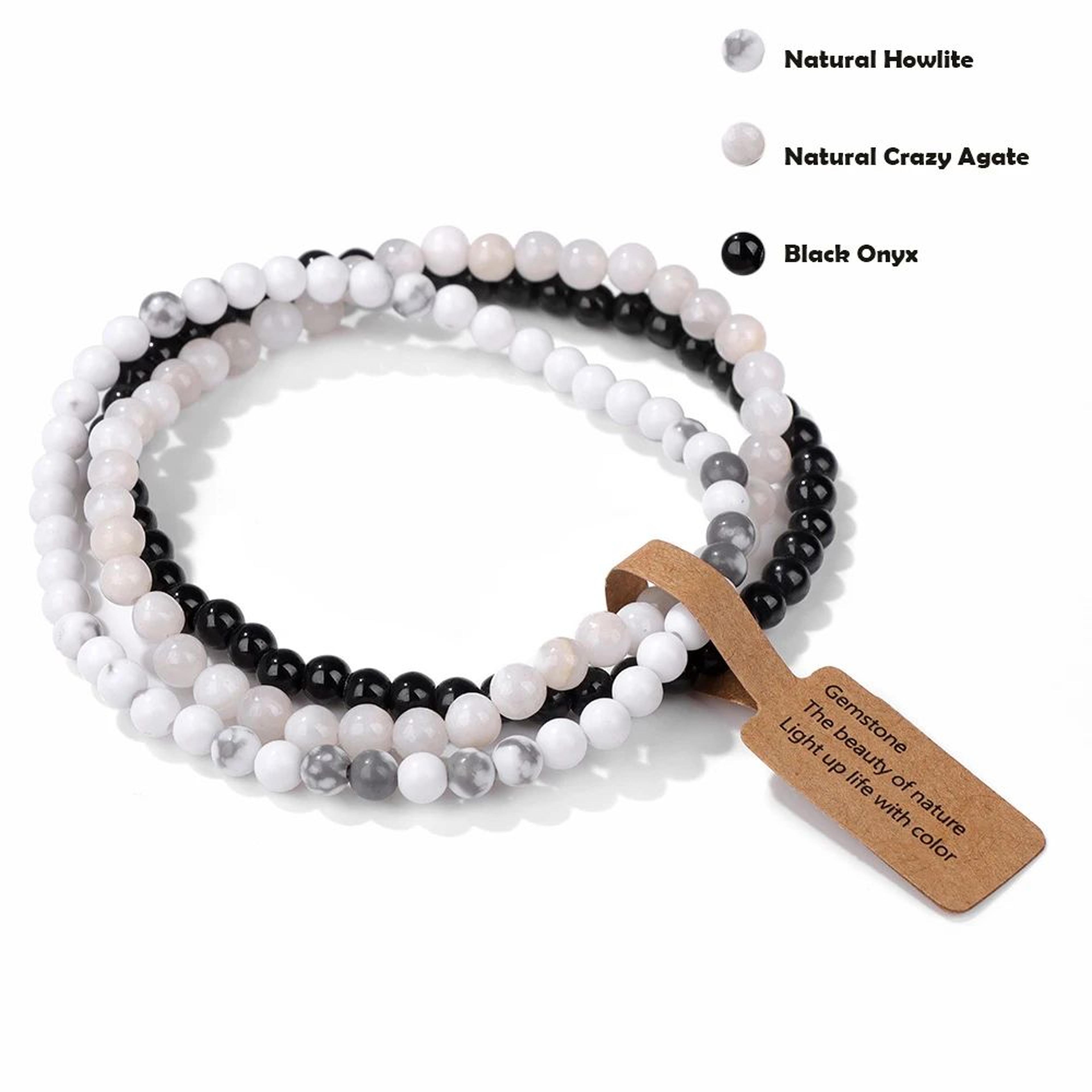 Mini Natural Stone Beaded Bracelet Set 5