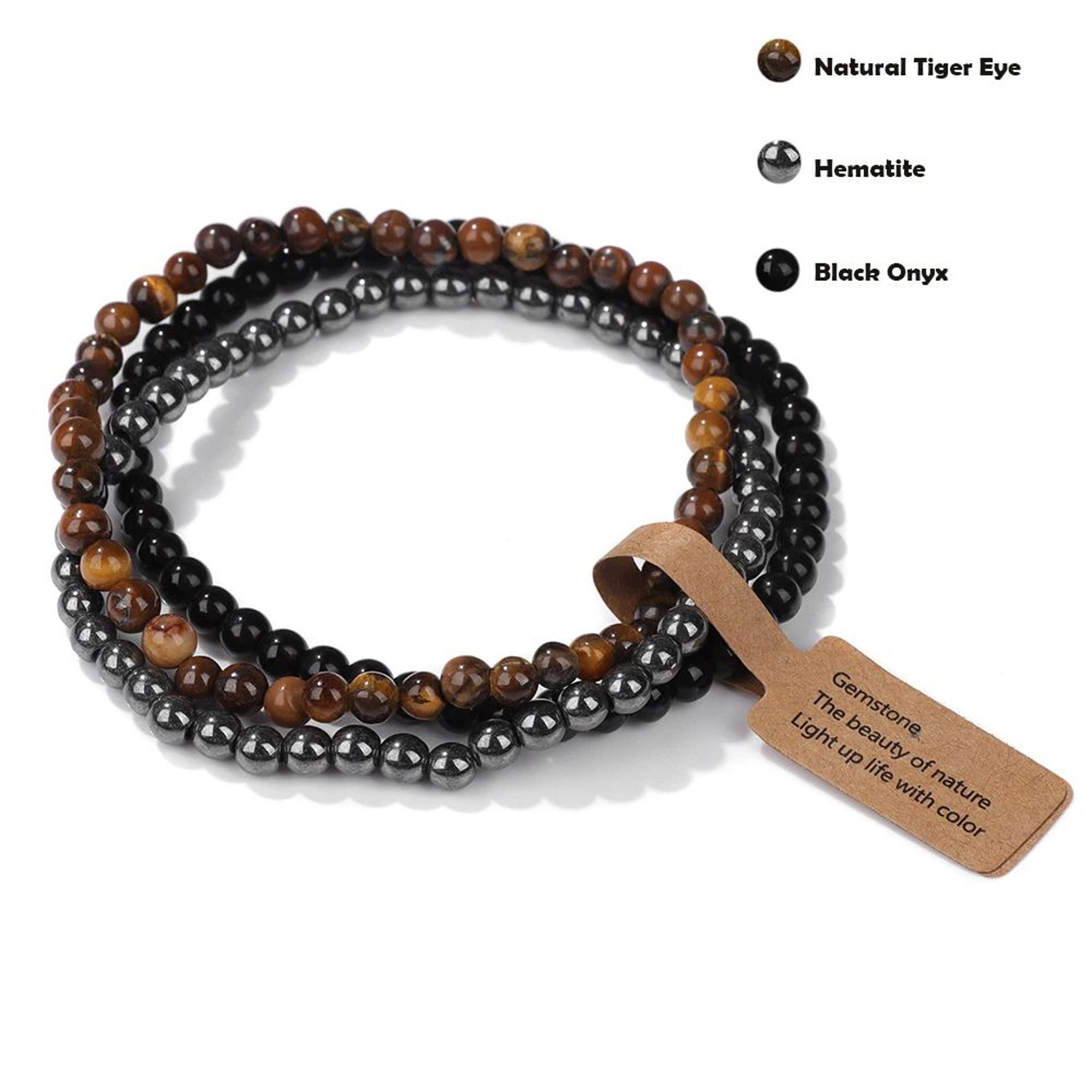 Mini Natural Stone Beaded Bracelet Set 15
