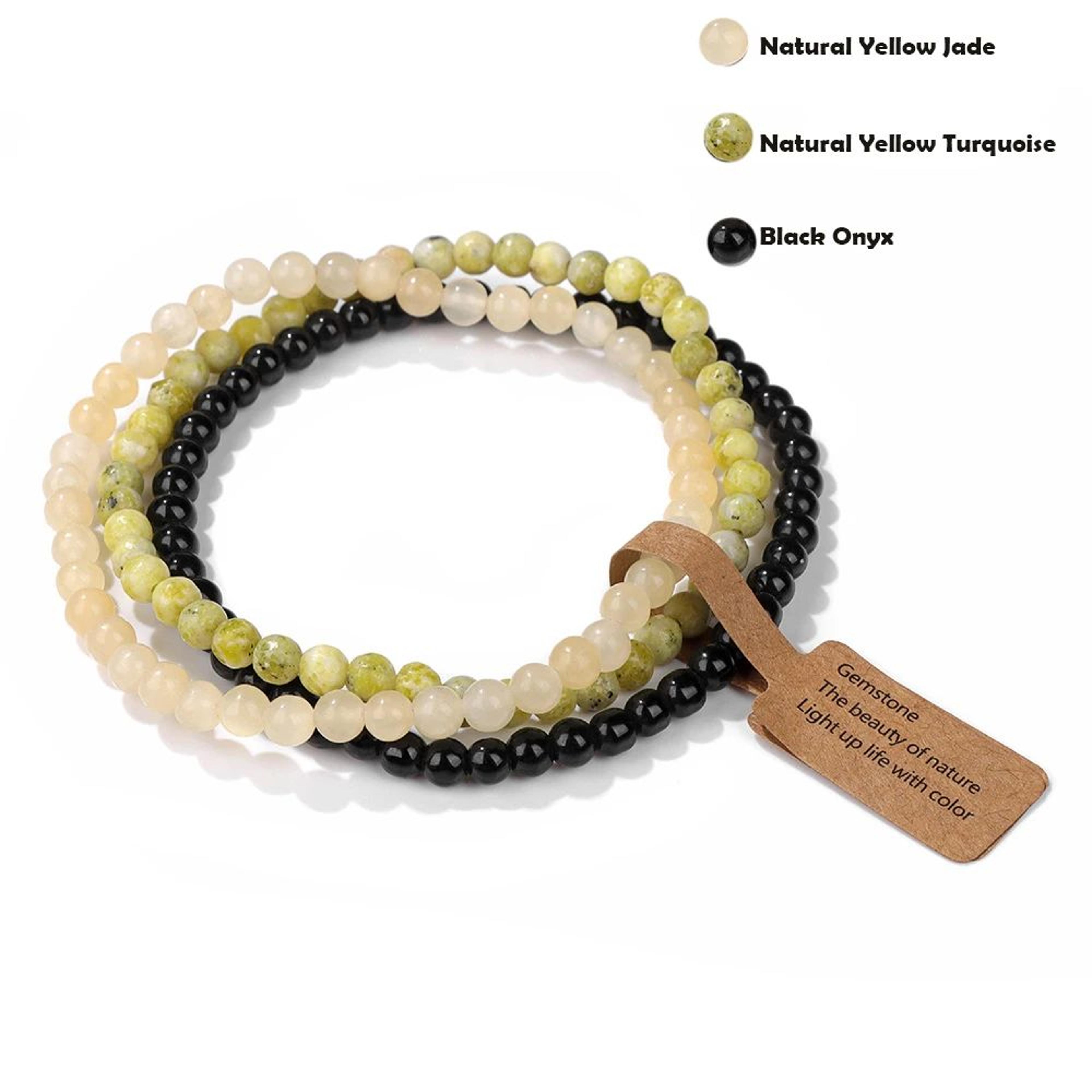 Mini Natural Stone Beaded Bracelet Set 12
