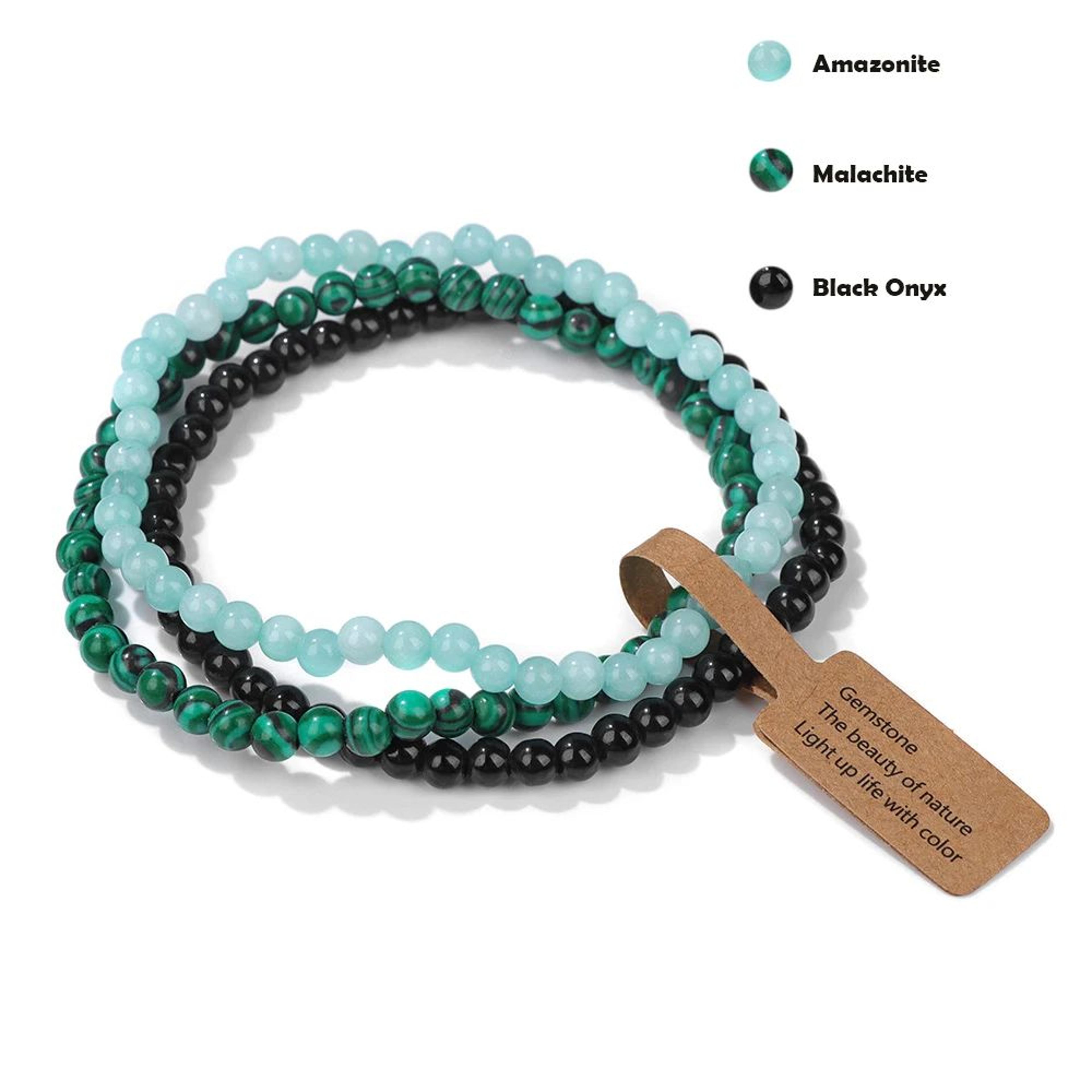 Mini Natural Stone Beaded Bracelet Set 19