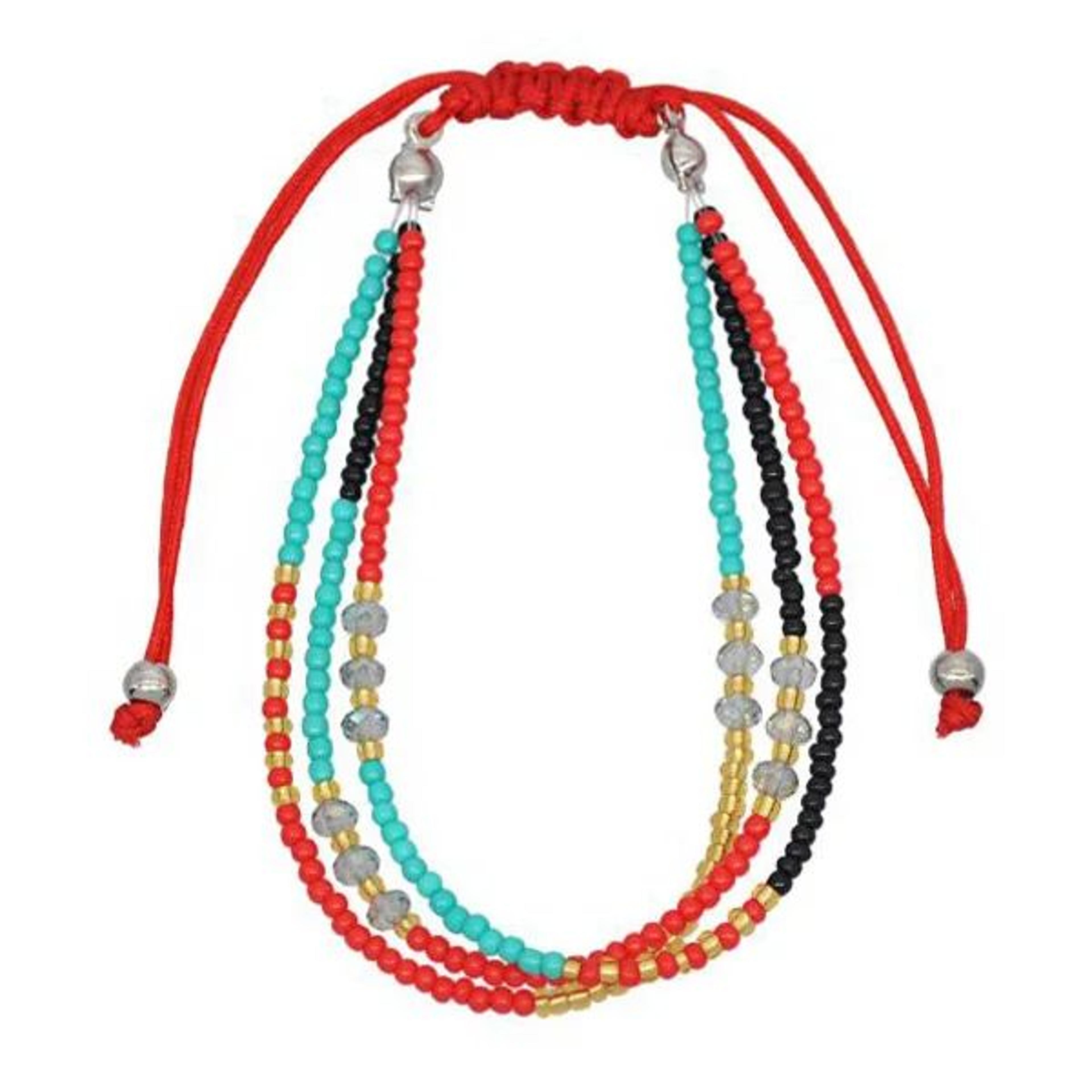 Bohemian Seed Bead Friendship Bracelet 12