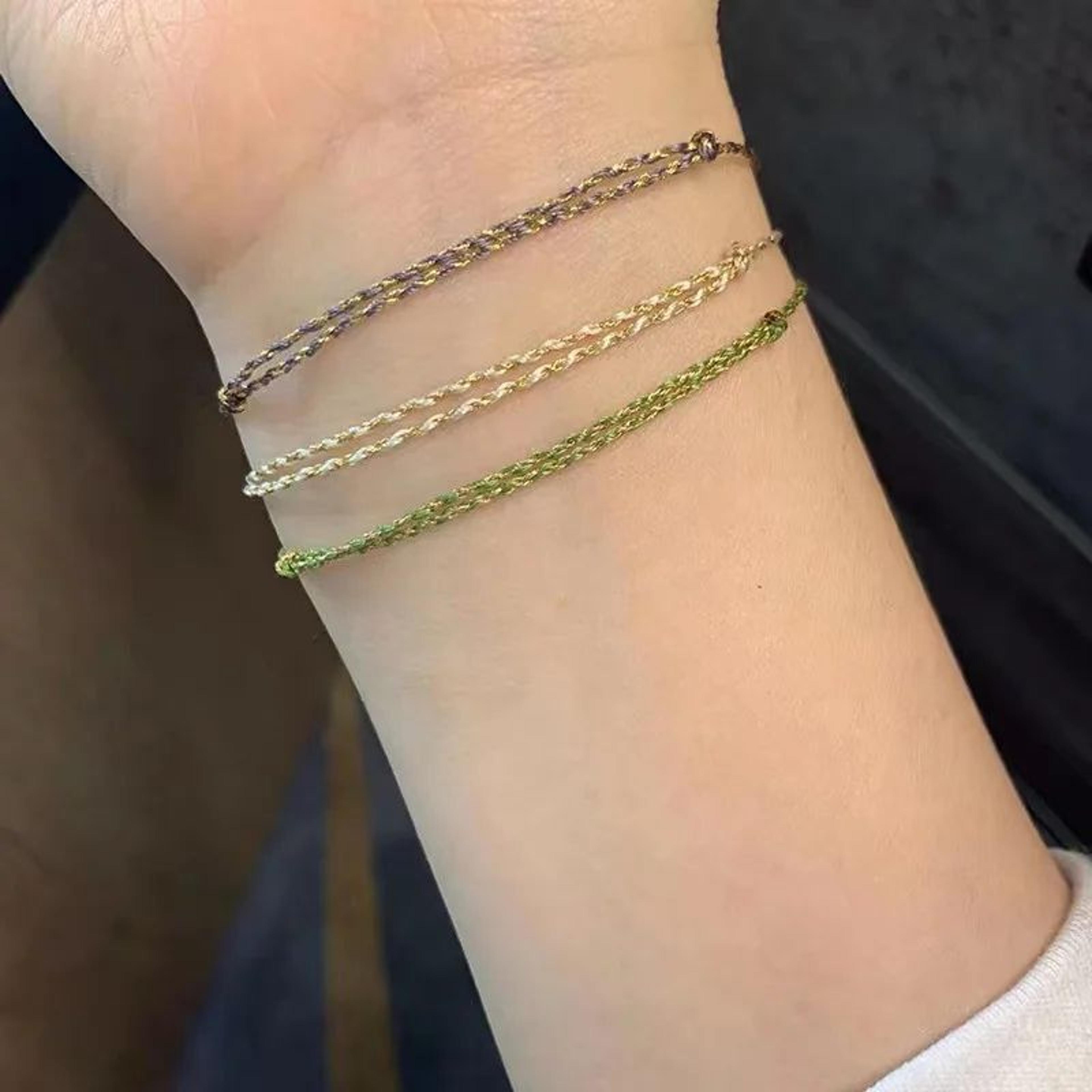 Colorful Tiny Braided Lucky Friendship Bracelet 1