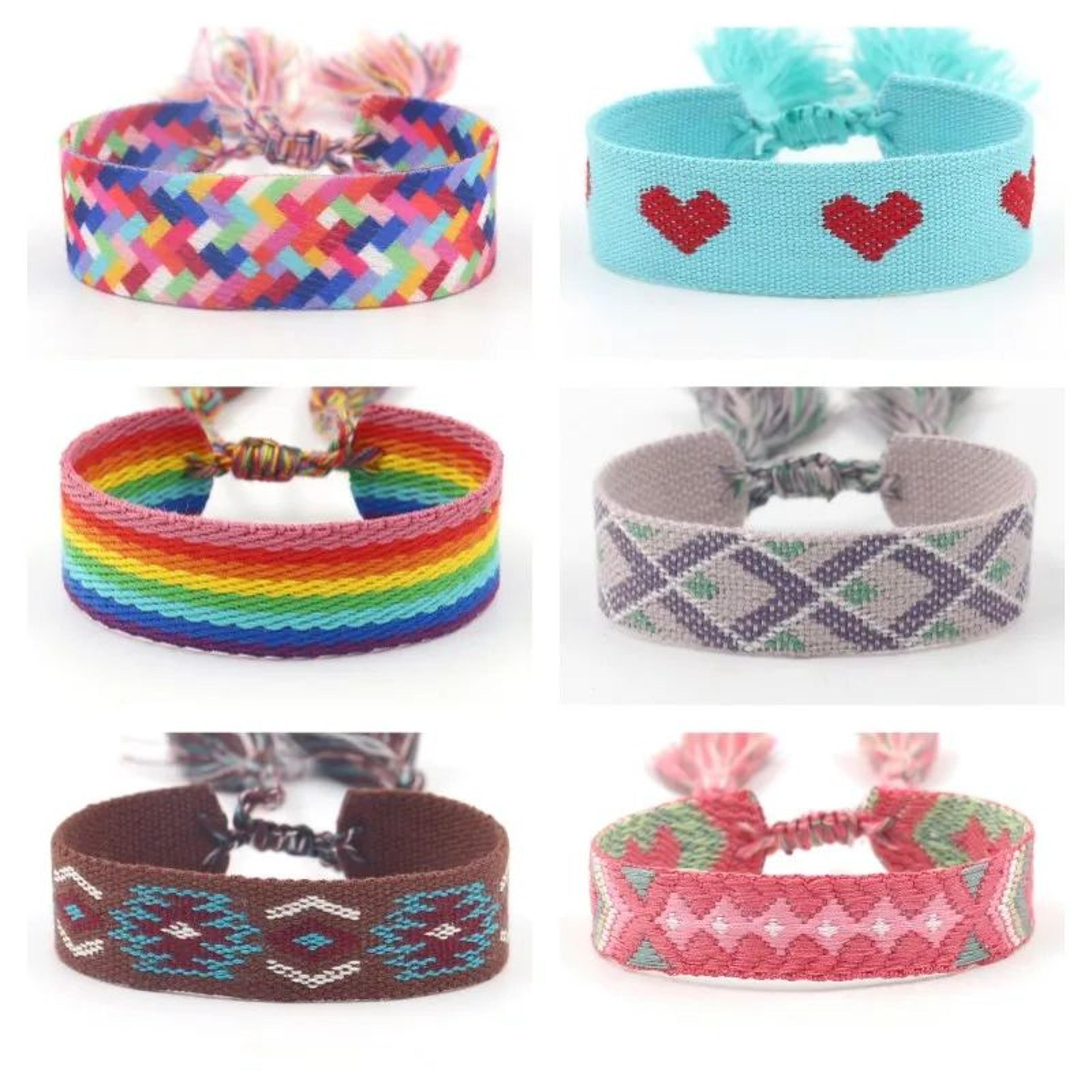 Colorful Boho Tassel Woven Friendship Bracelet 4