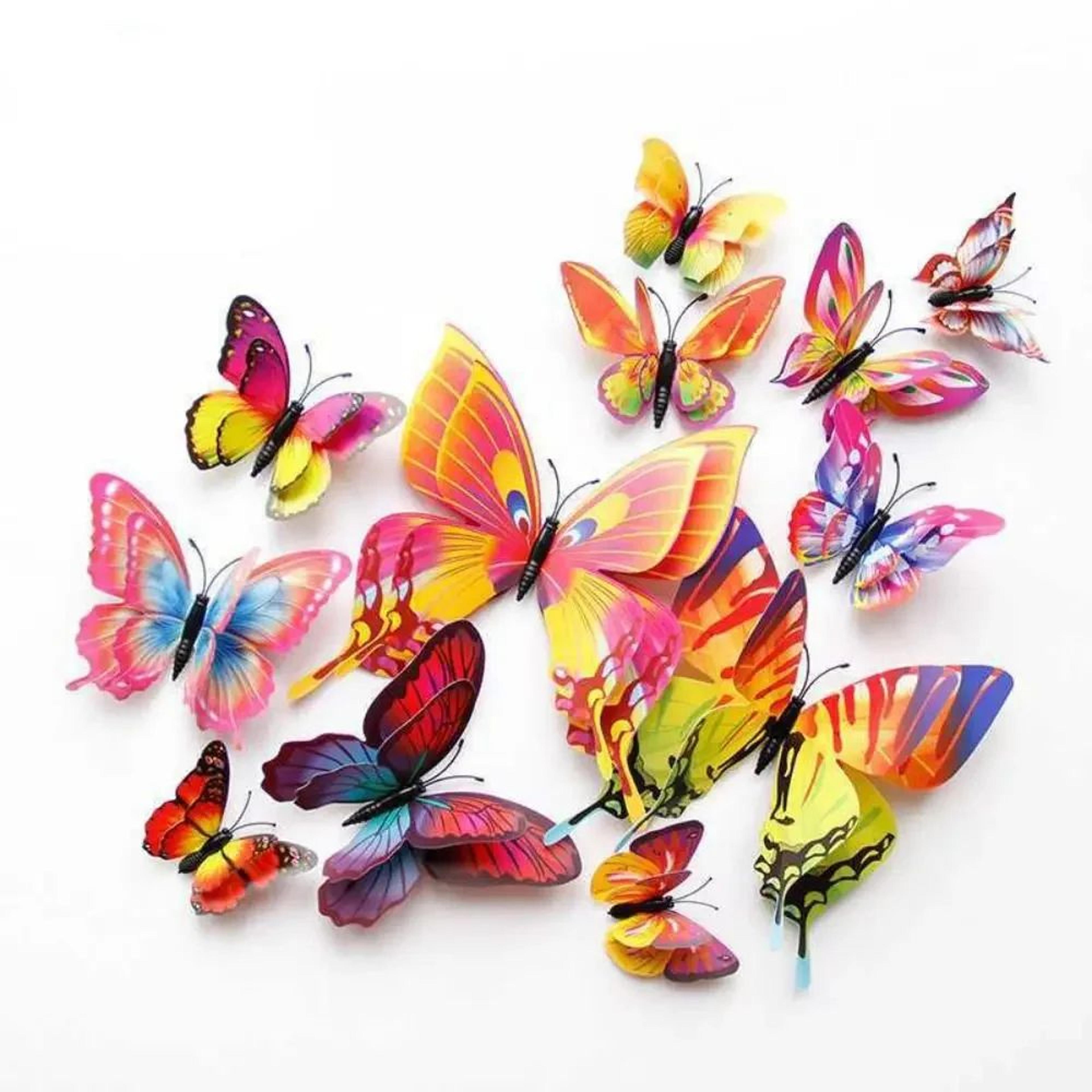 Colorful 3D Butterfly Wall Sticker Set 14
