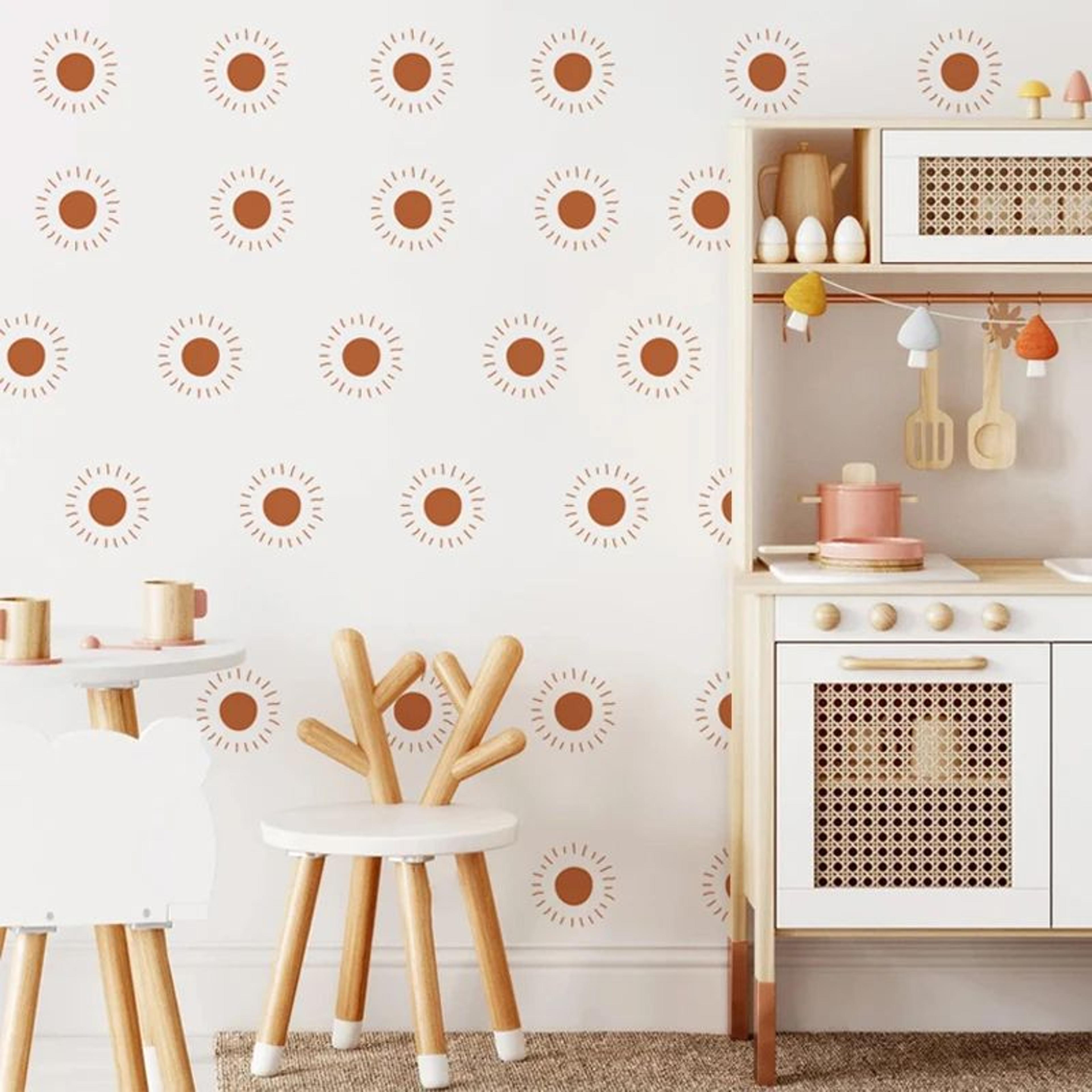 Boho Heart Nursery Wall Decals 3