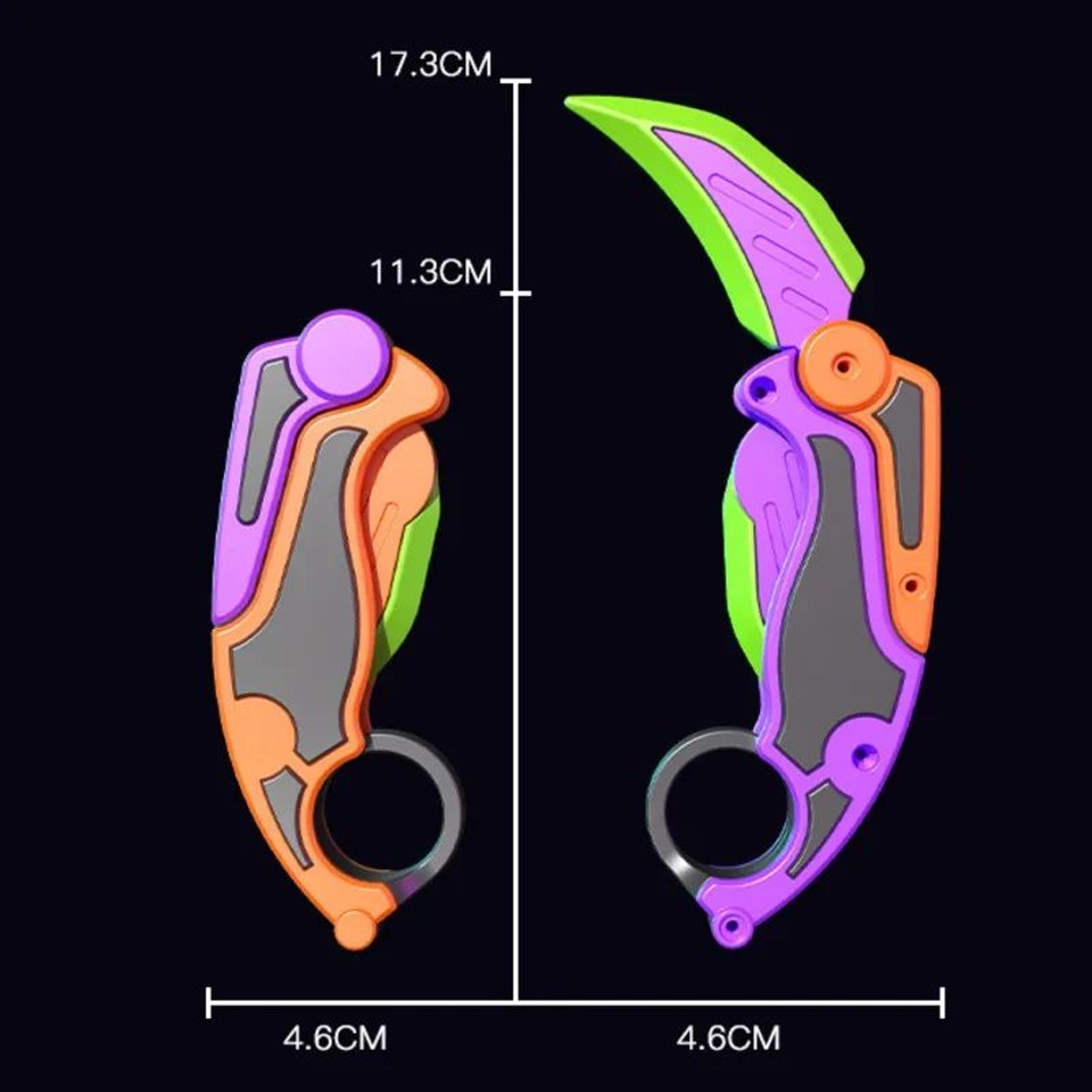 Carrot Butterfly Flip Fidget Toy 2