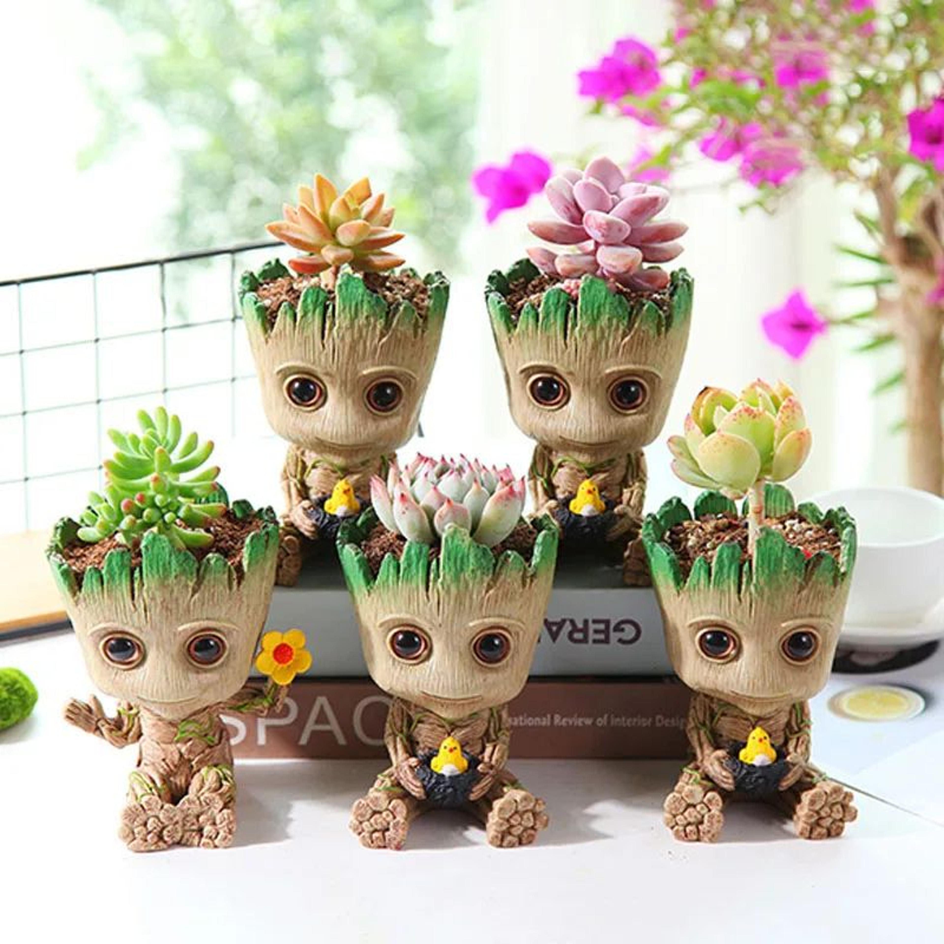 Groot Character Planter And Pen Holder 4
