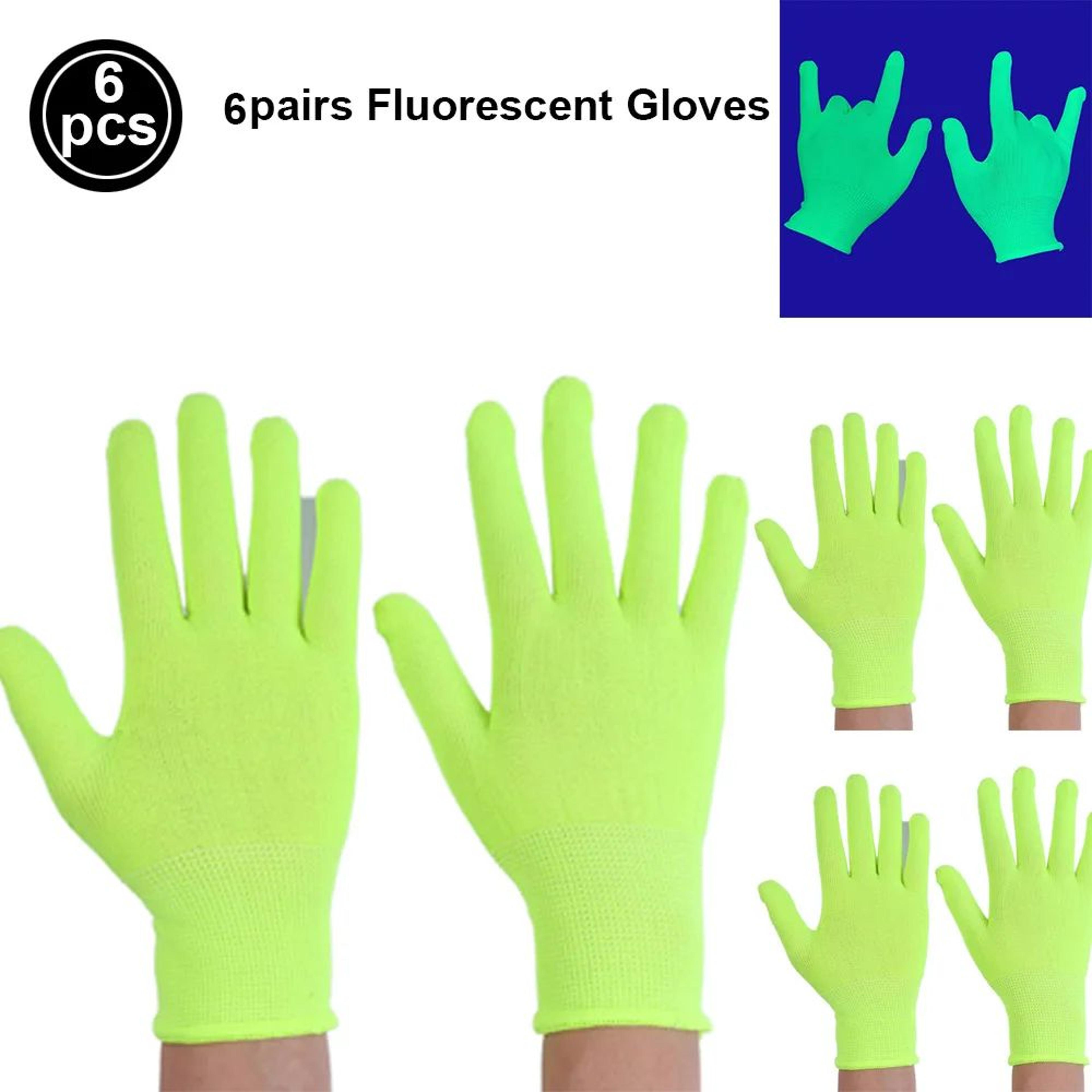Neon UV Reactive Party Fedora Hats 22