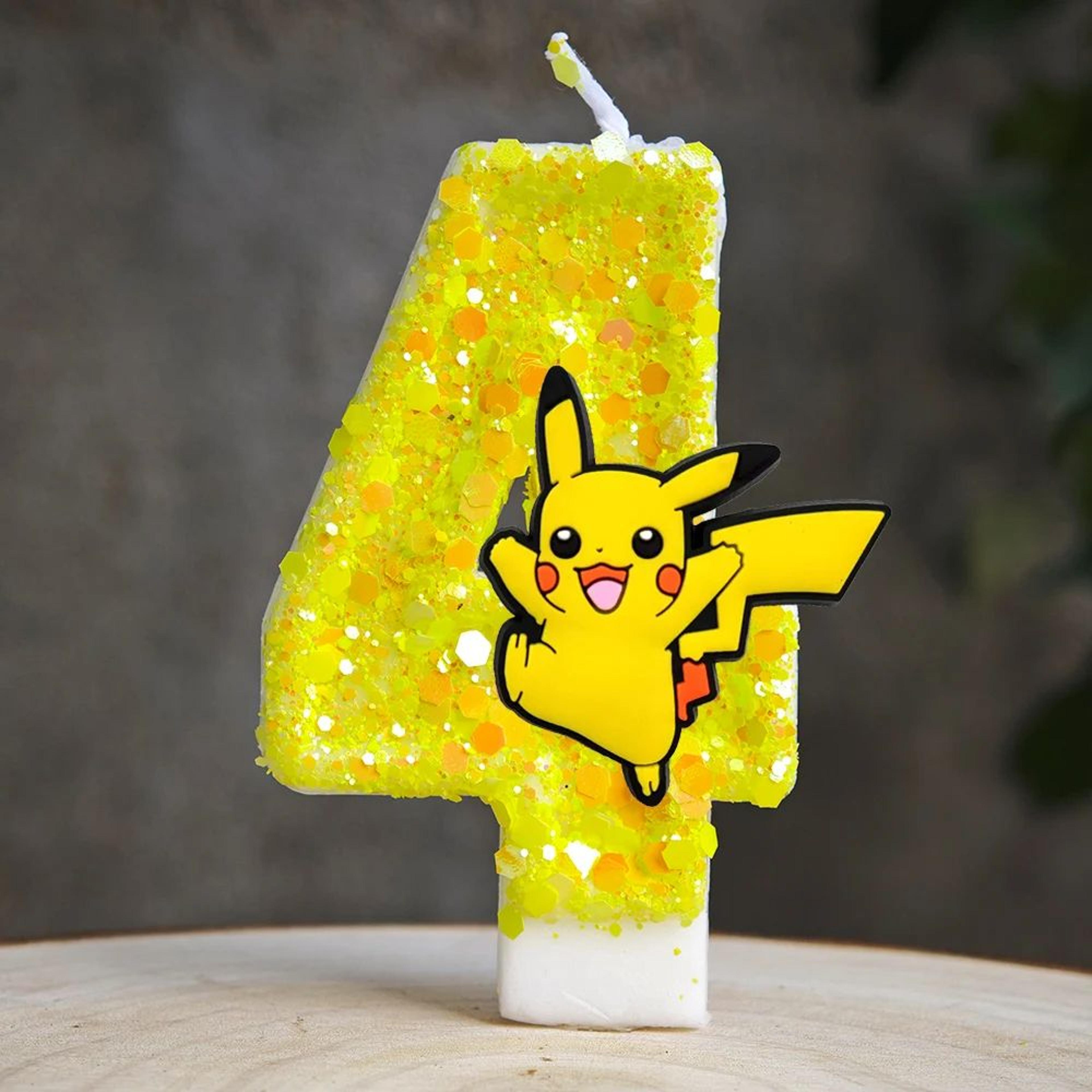 Pikachu Number Birthday Cake Candle 15