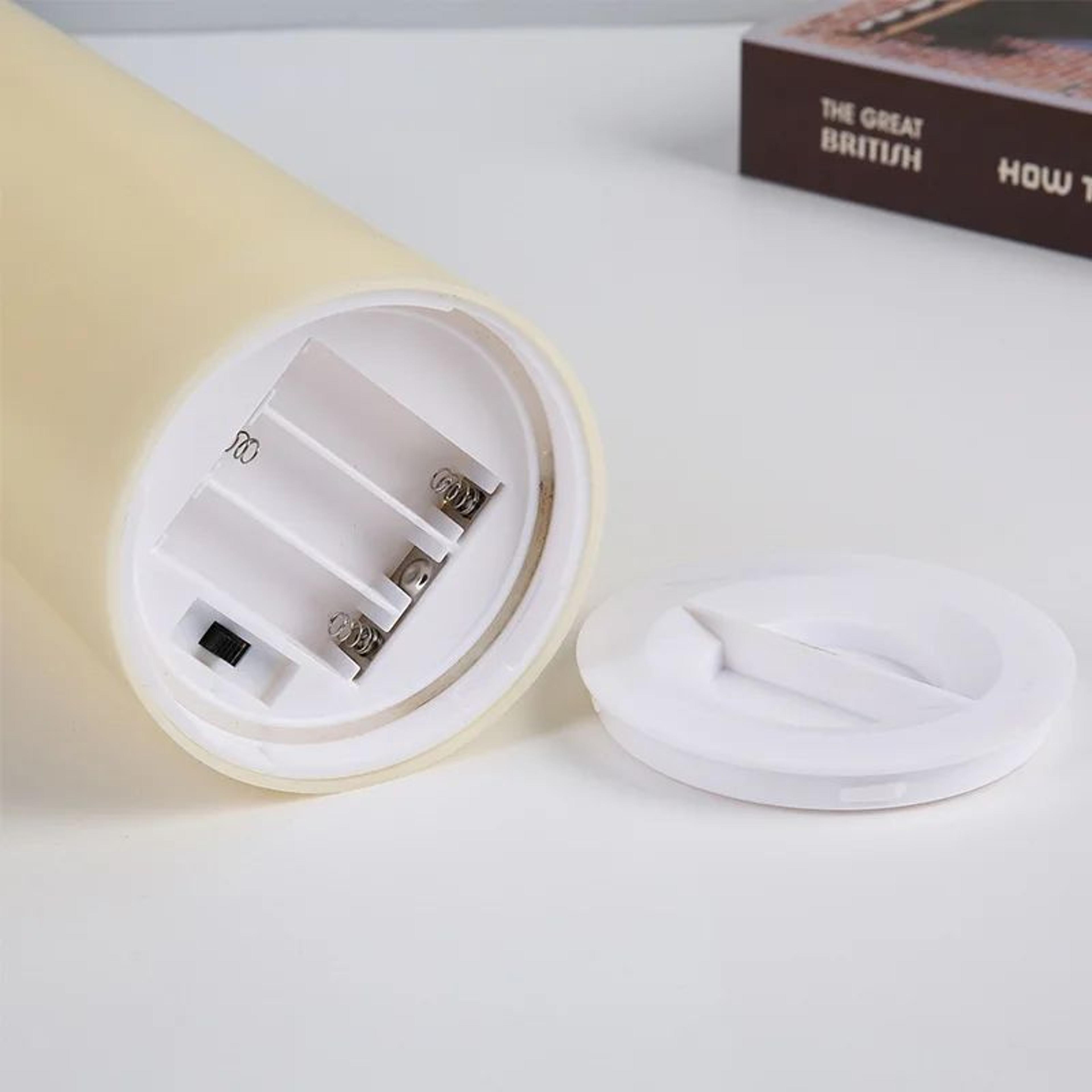 Large Outdoor Flickering LED Candle With Remote 5