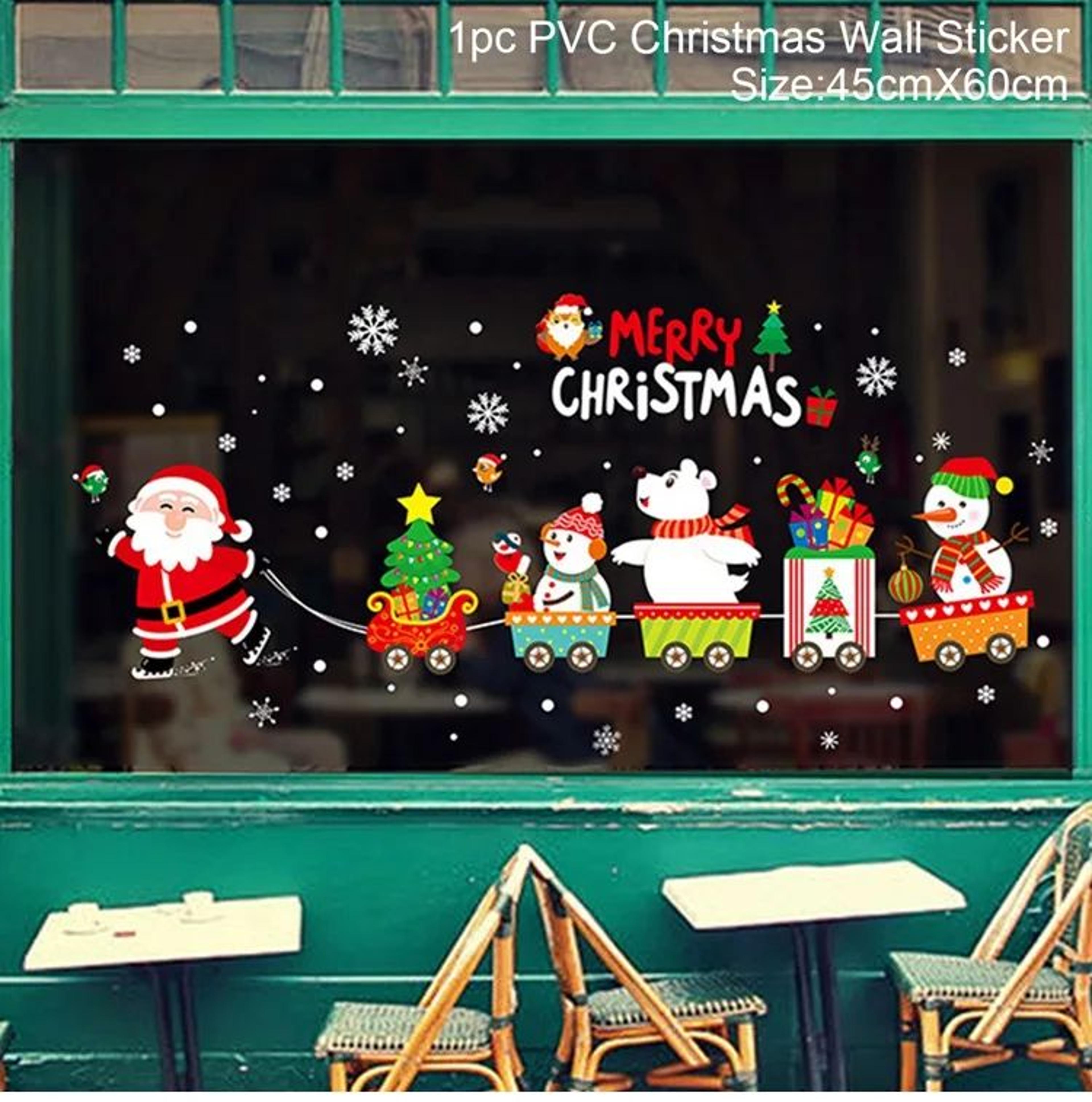 Merry Christmas Window Sticker Holiday Decor 20