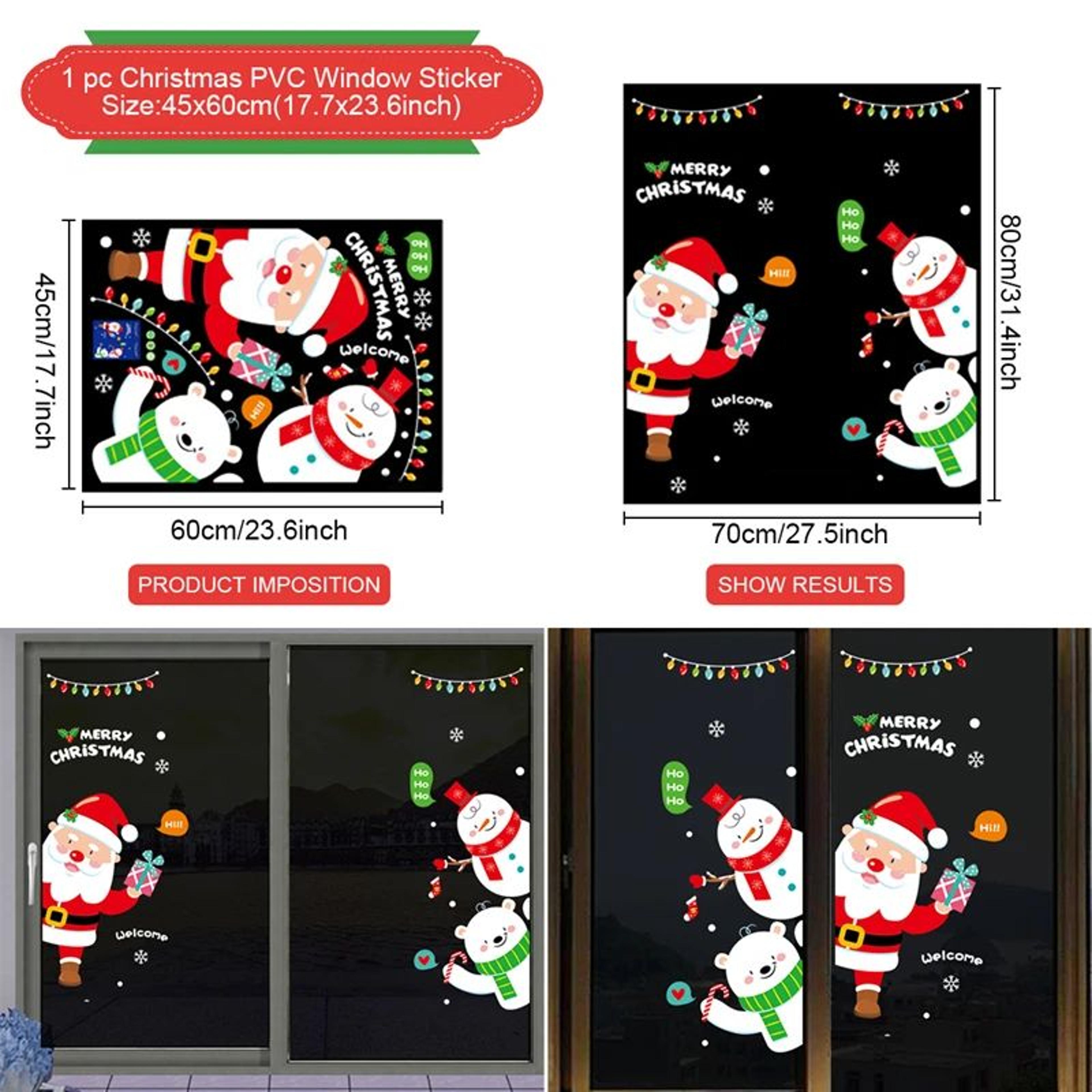 Merry Christmas Festive Window And Wall Stickers 5