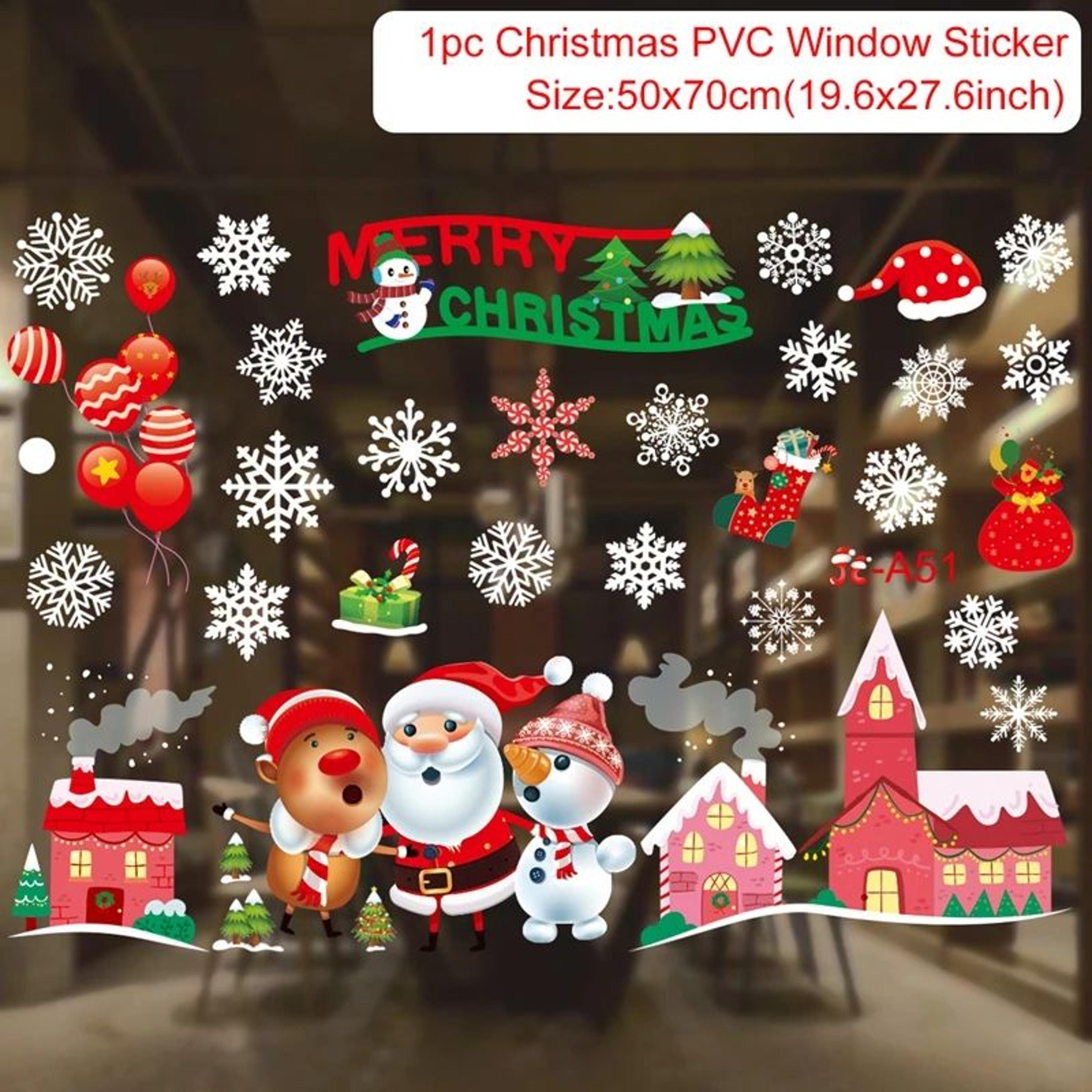 Merry Christmas Festive Window And Wall Stickers 9