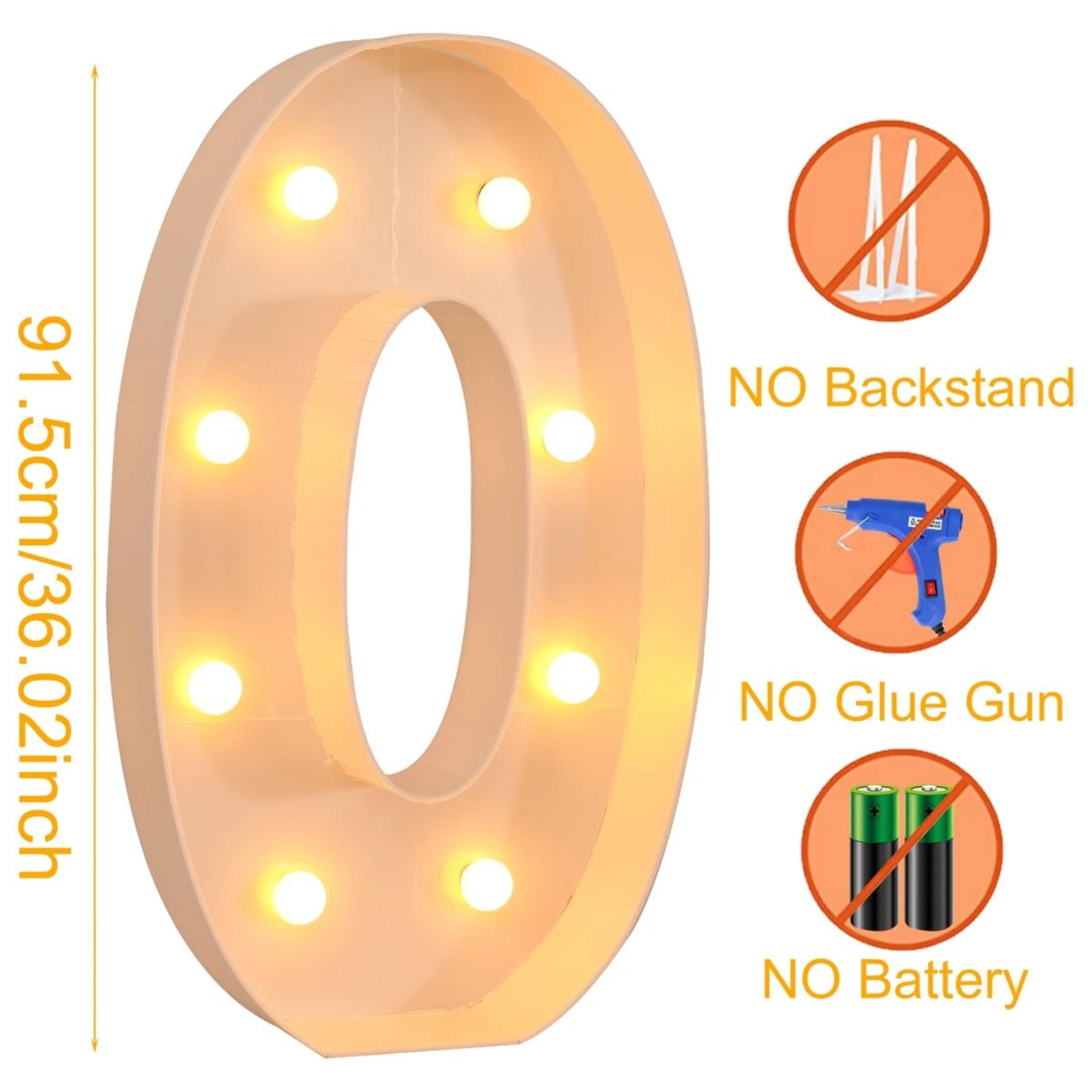 Giant LED Letter Balloon Filling Display Box 17