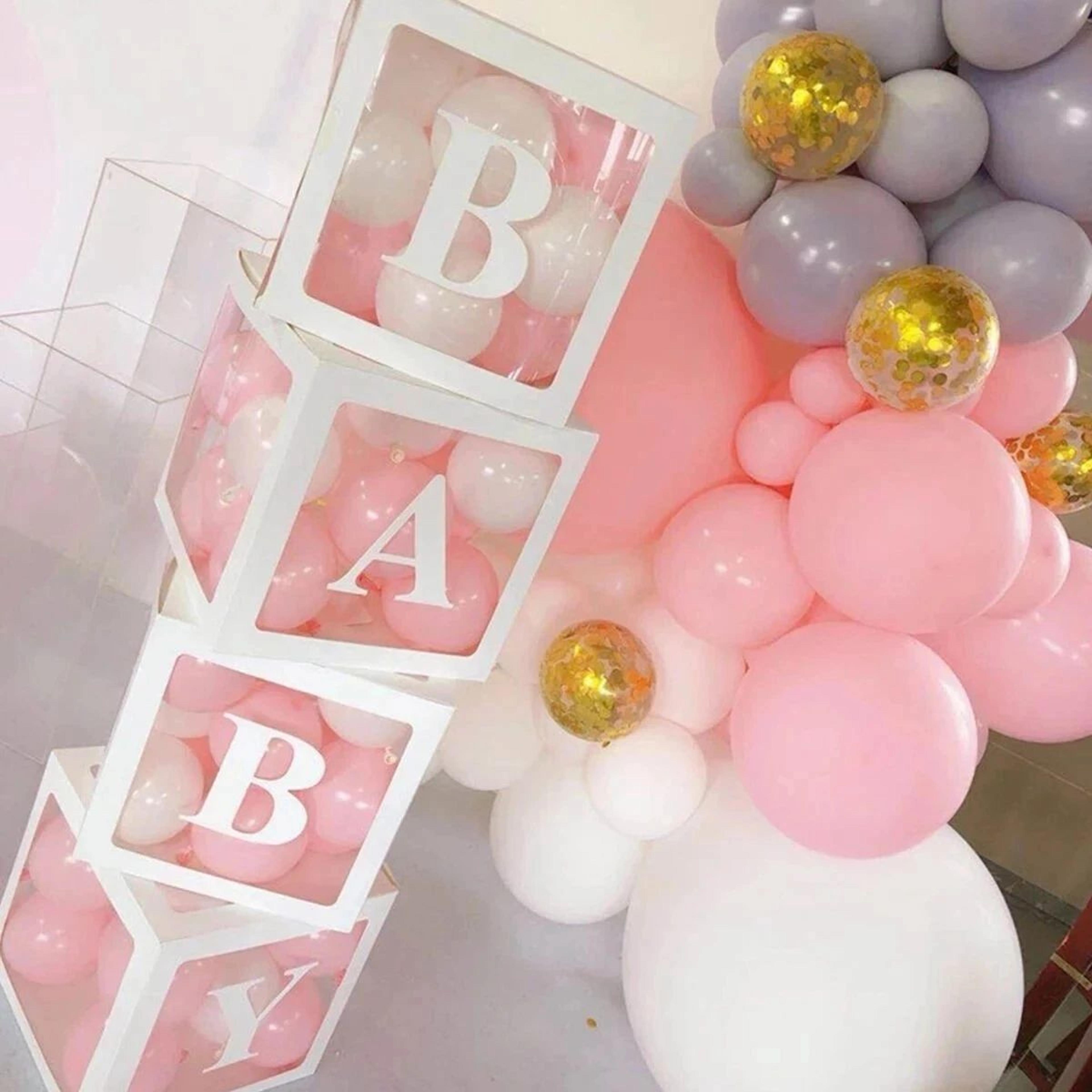 BABY Balloon Boxes For Baby Shower Party Decor 5