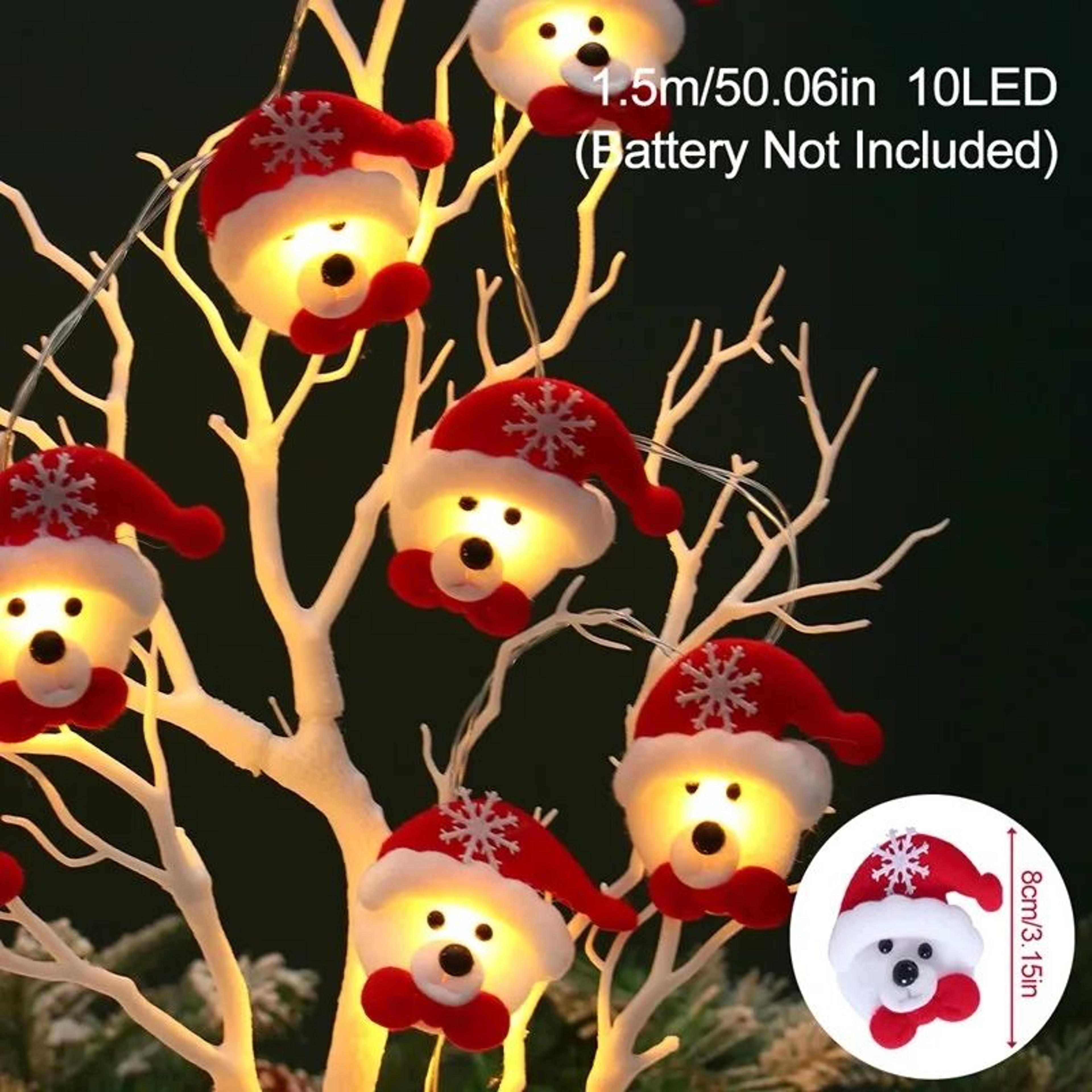 Snowman LED Christmas Garland String Lights 9