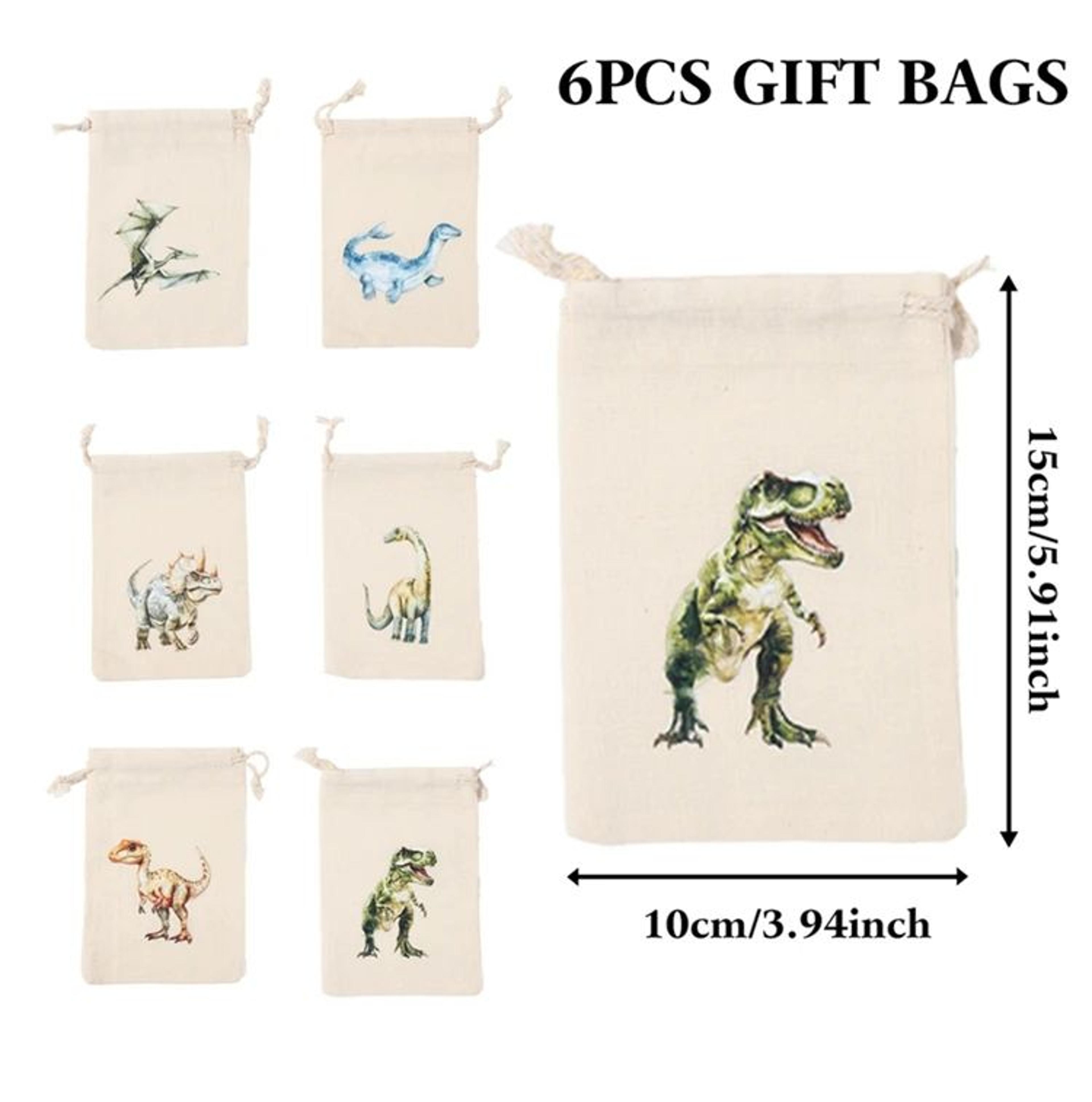 6 Piece Animal Dinosaur Unicorn Party Gift Bags 17