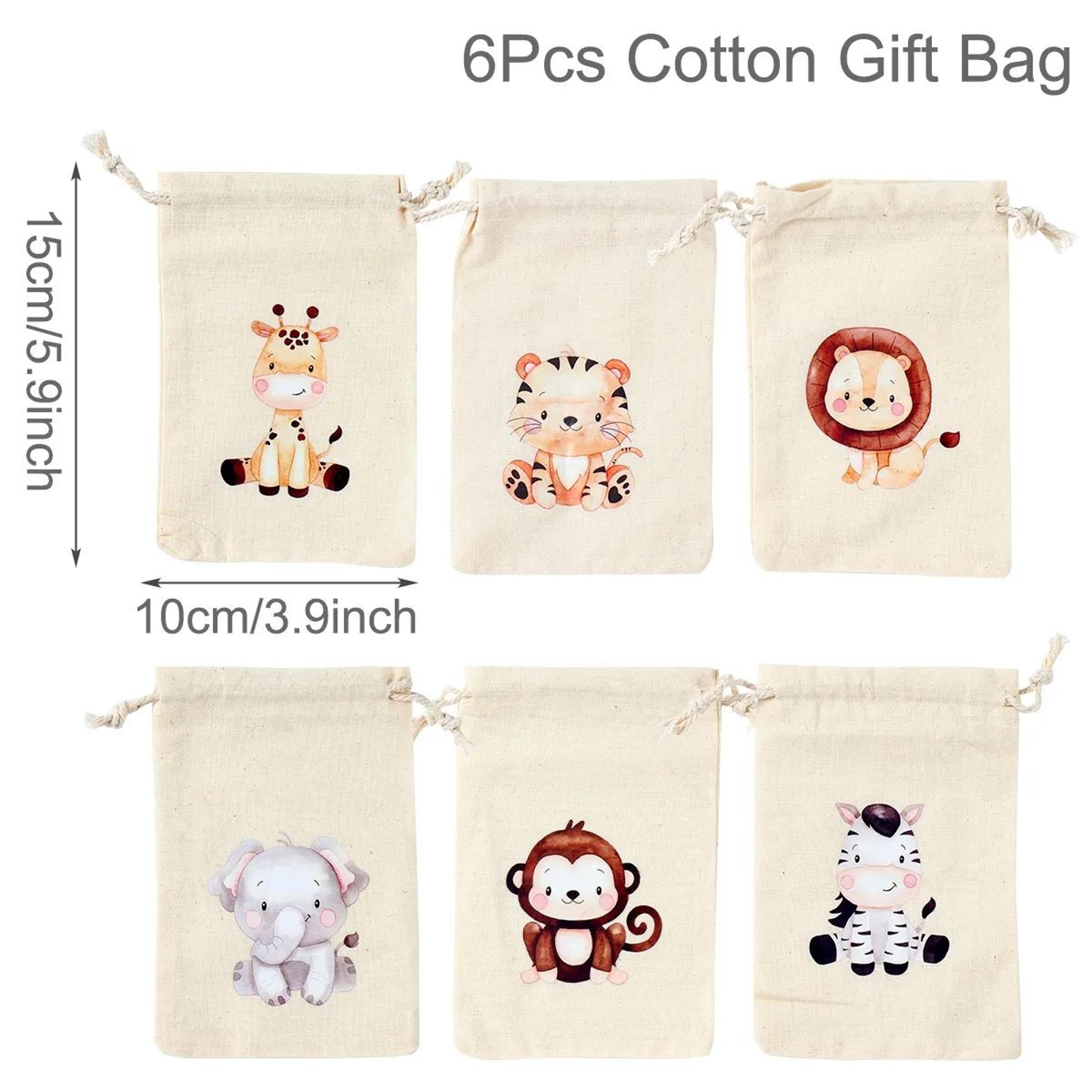 6 Piece Animal Dinosaur Unicorn Party Gift Bags 10