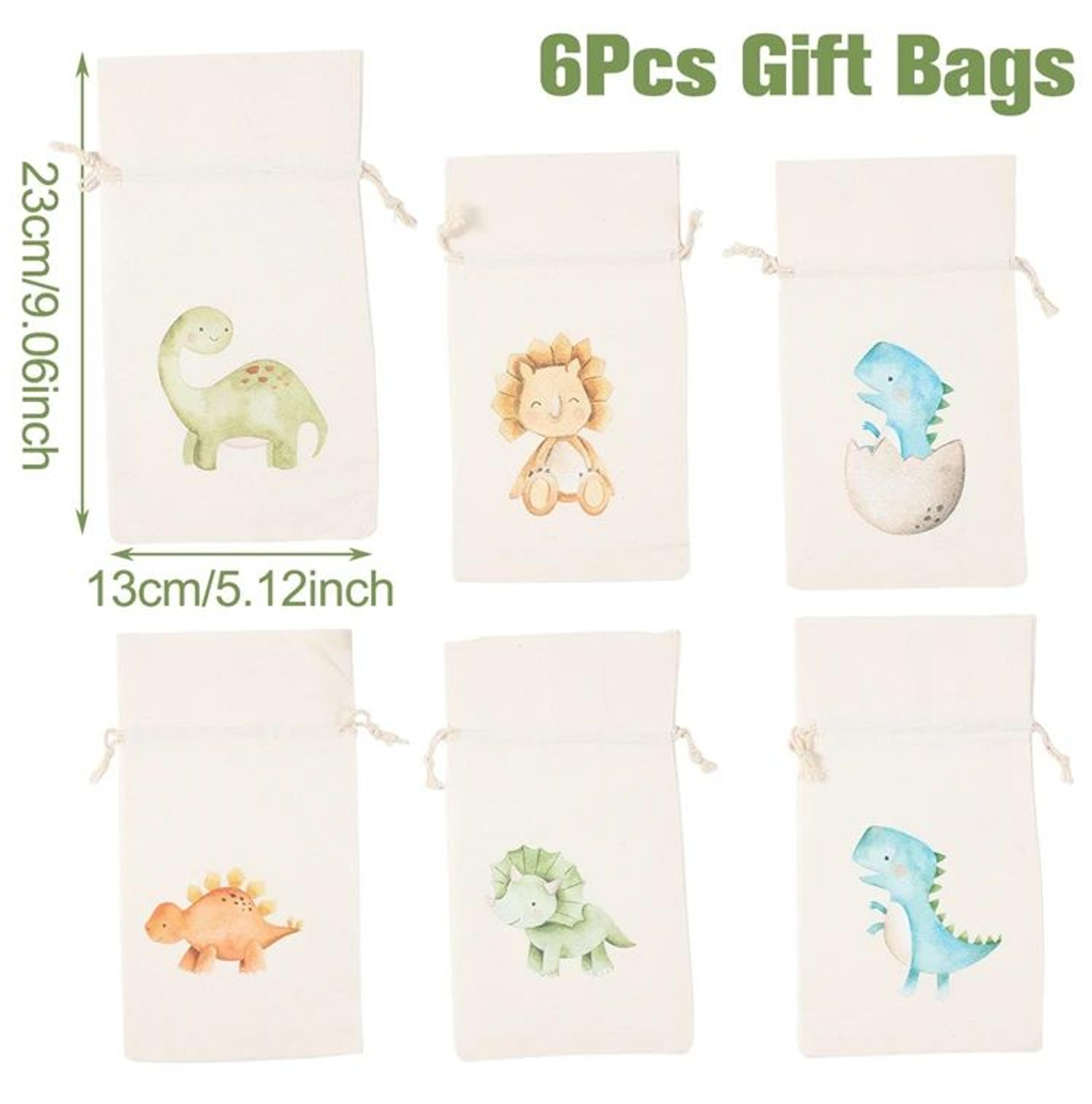 6 Piece Animal Dinosaur Unicorn Party Gift Bags 22