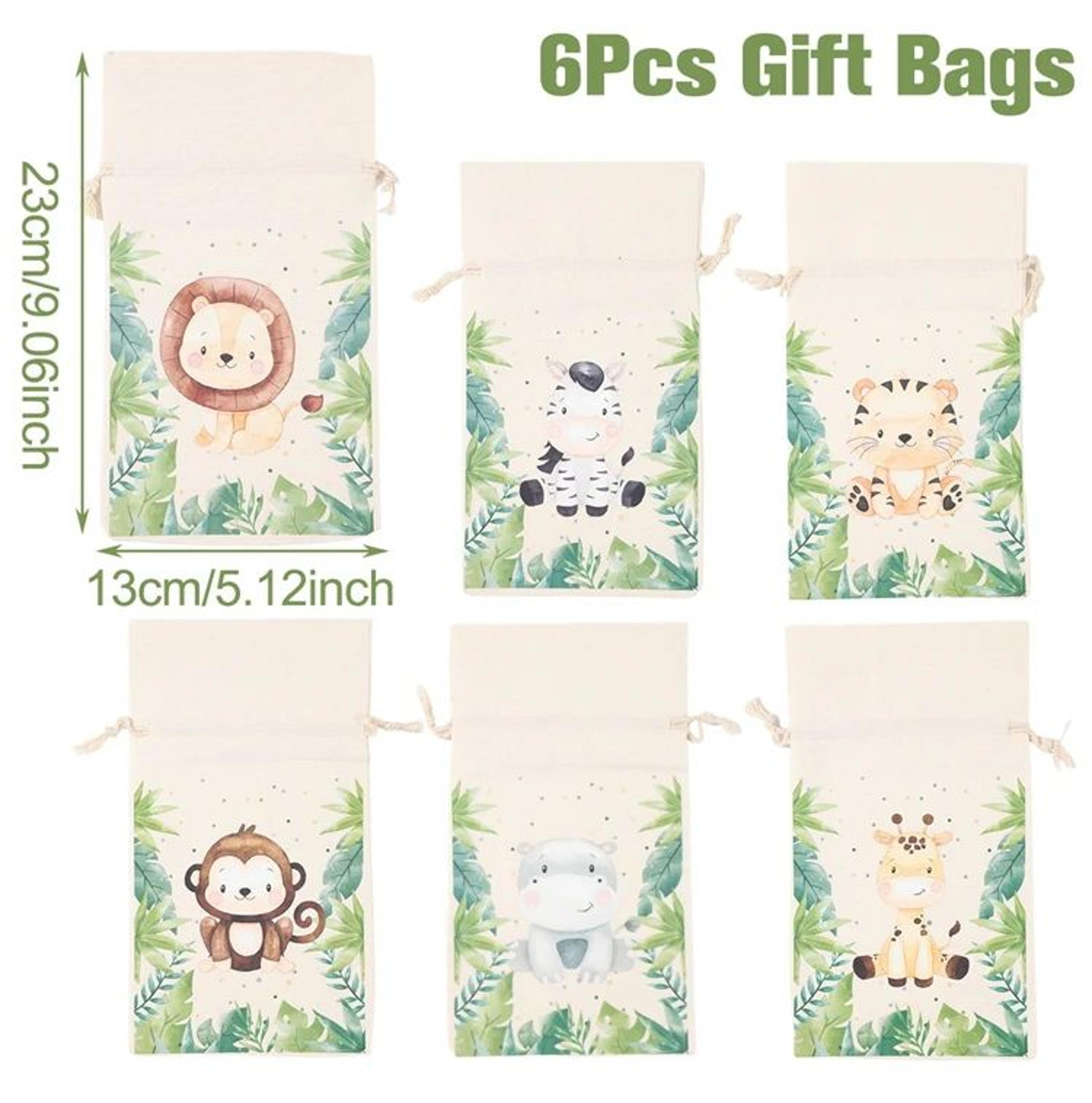 6 Piece Animal Dinosaur Unicorn Party Gift Bags 23