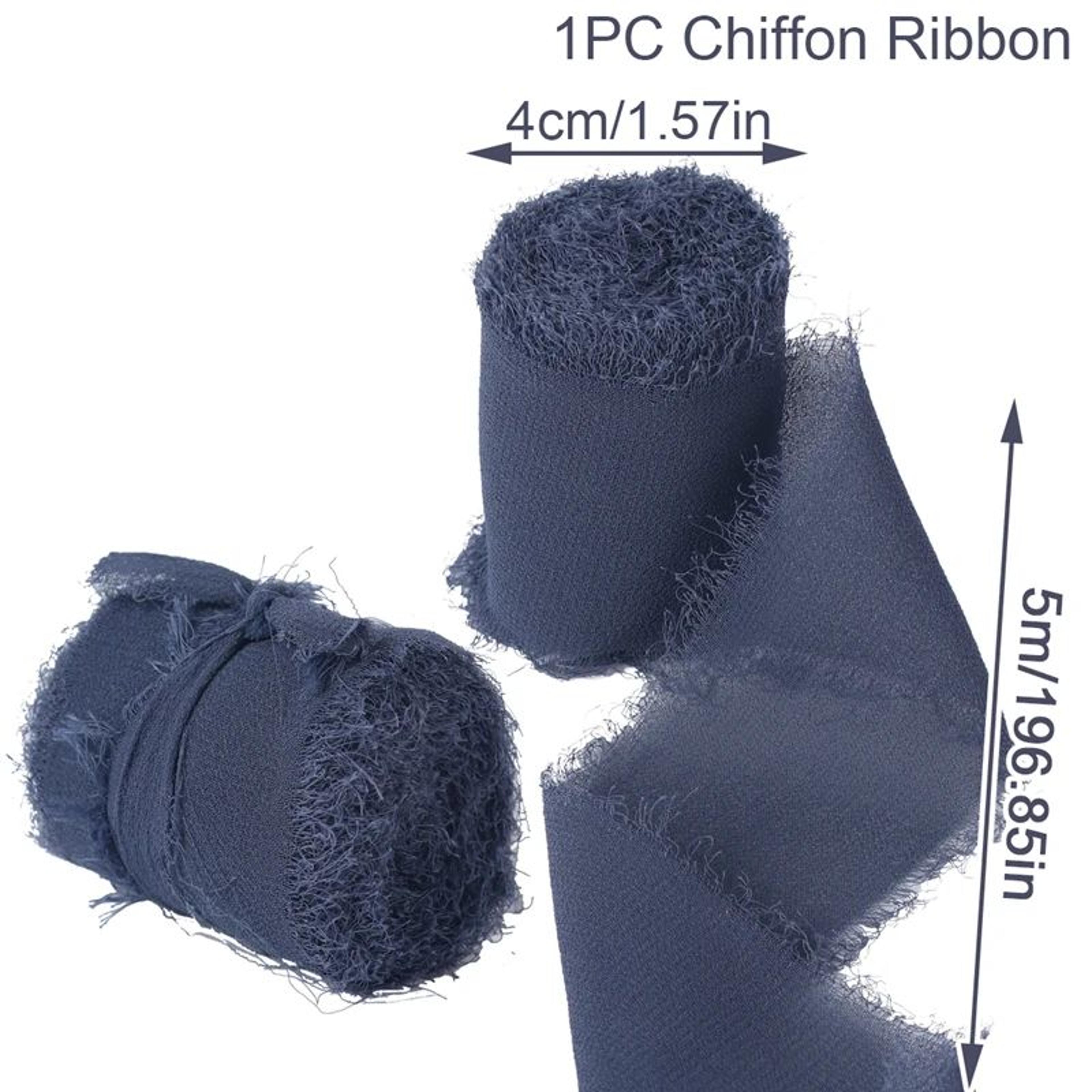 Handmade Frayed Edge Chiffon Silk Ribbon 20
