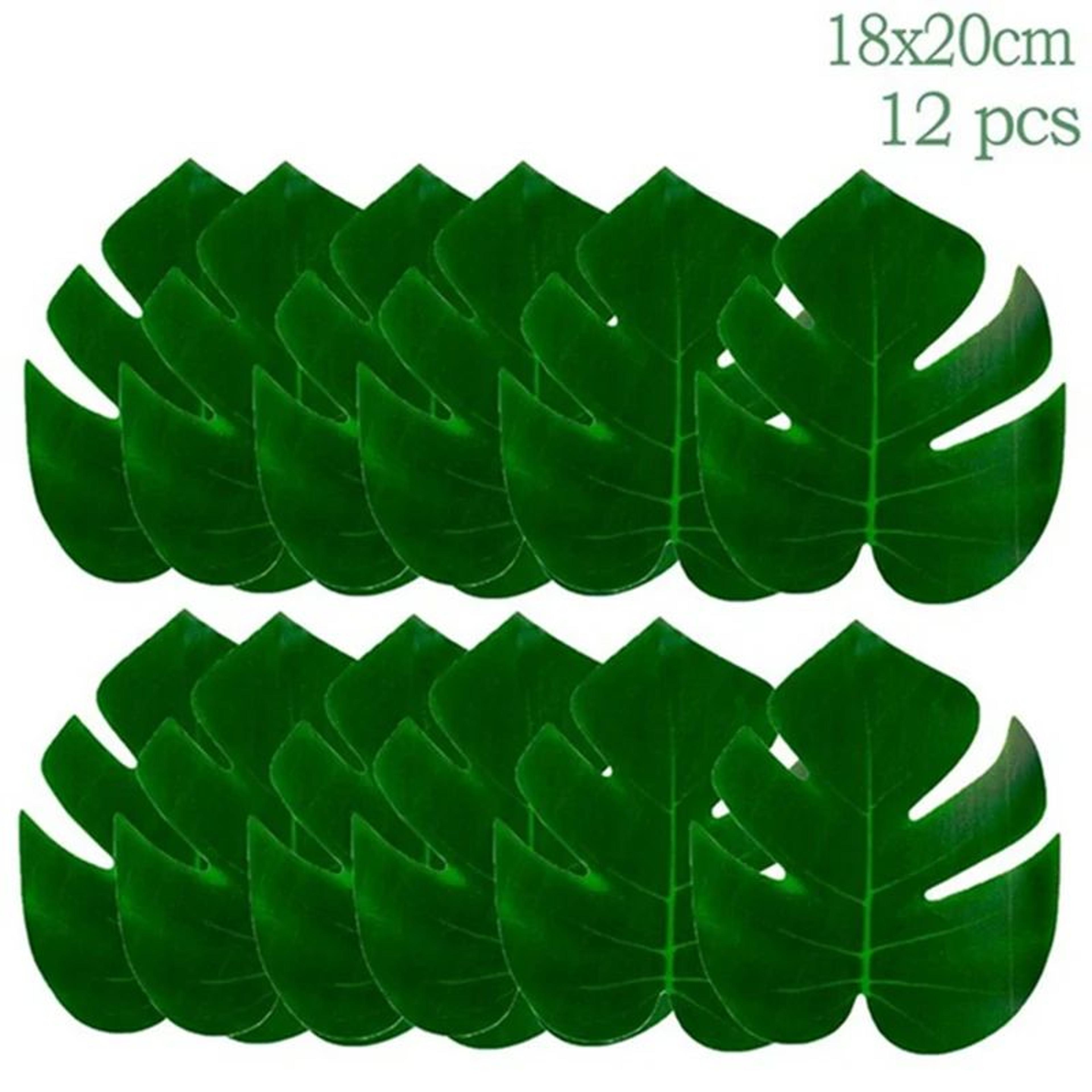 Artificial Tropical Palm Leaves Party Decor 7