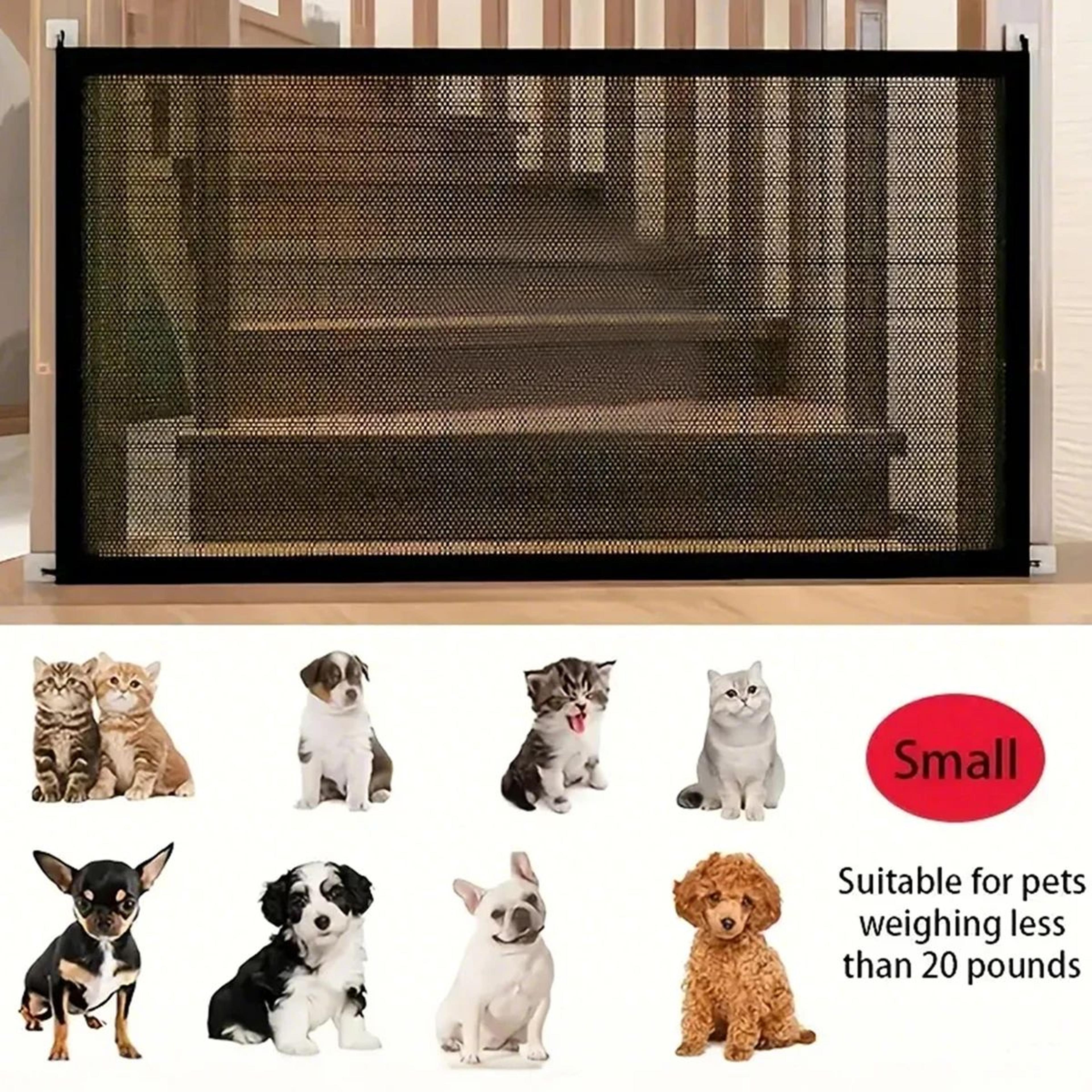Folding Mesh Pet Safety Barrier Gate 1