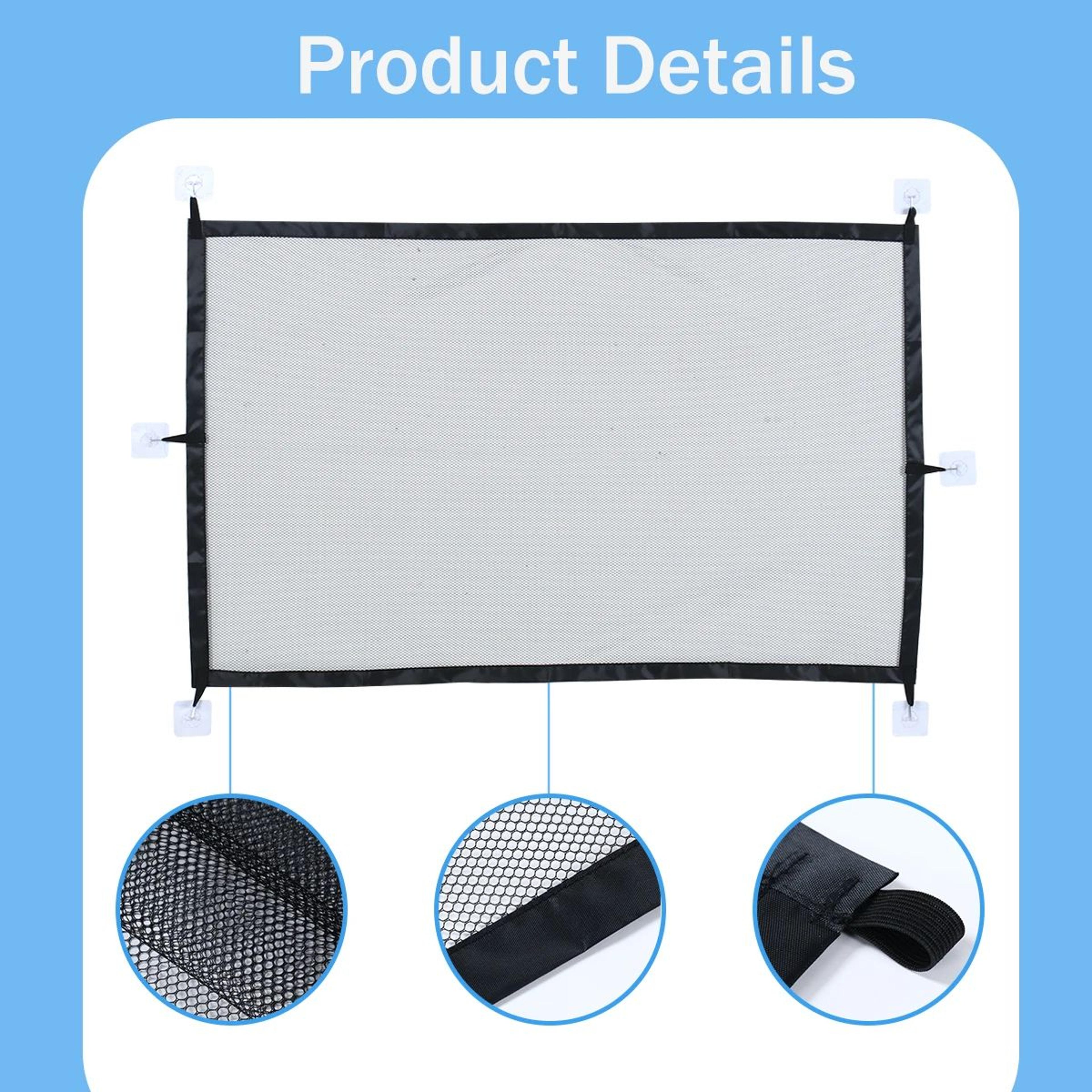 Folding Mesh Pet Safety Barrier Gate 3