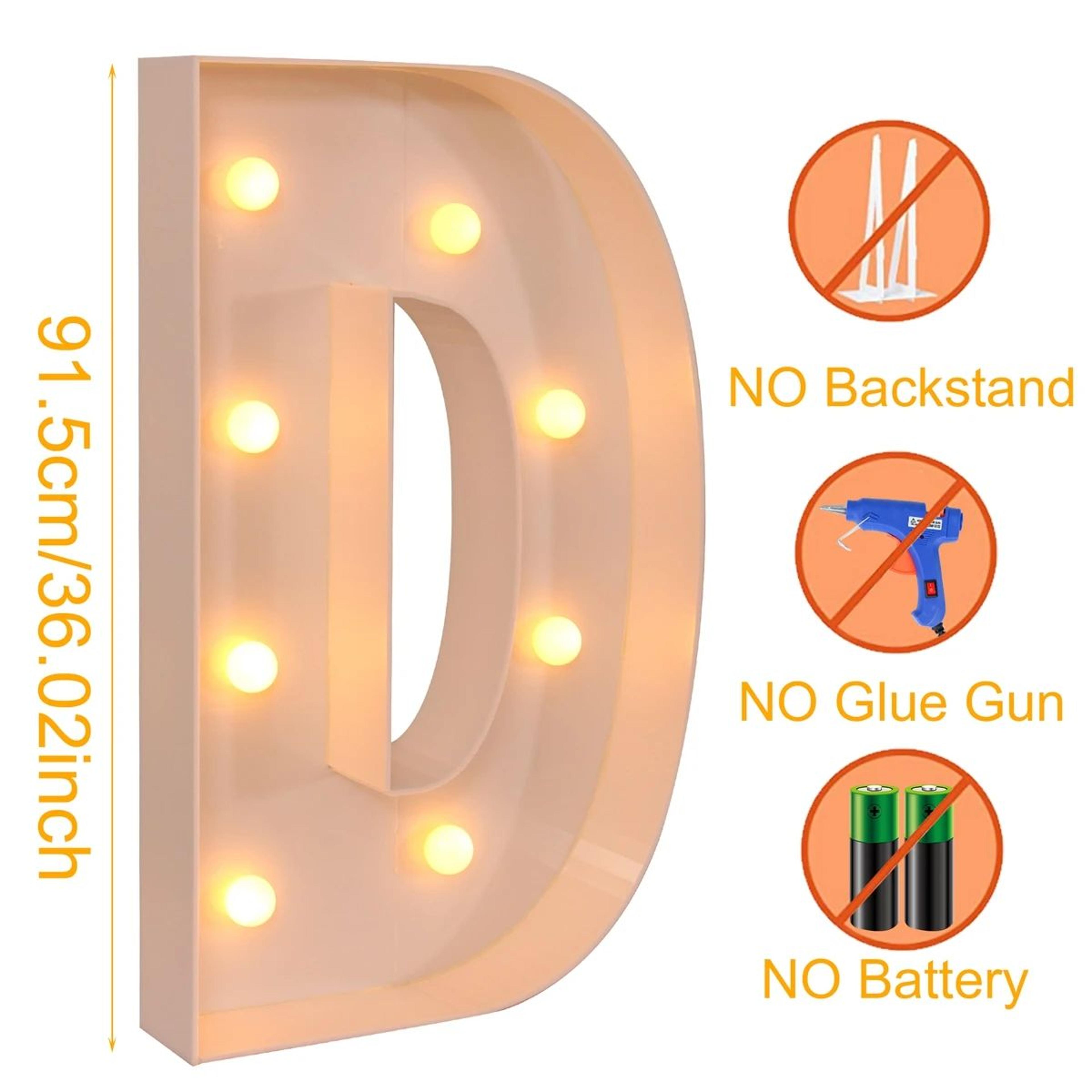 Giant LED Letter Balloon Filling Party Box 6
