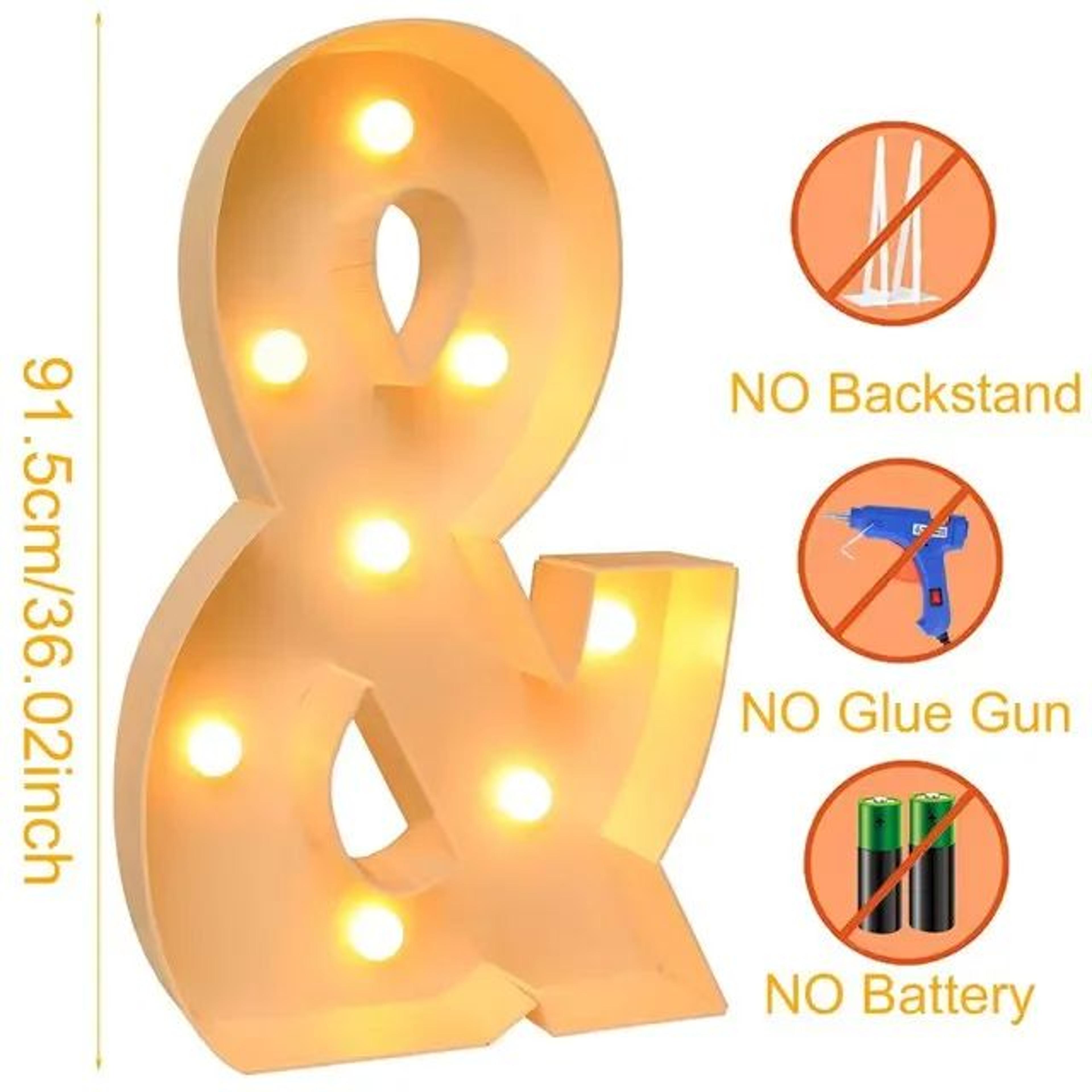 Giant LED Letter Balloon Filling Party Box 29