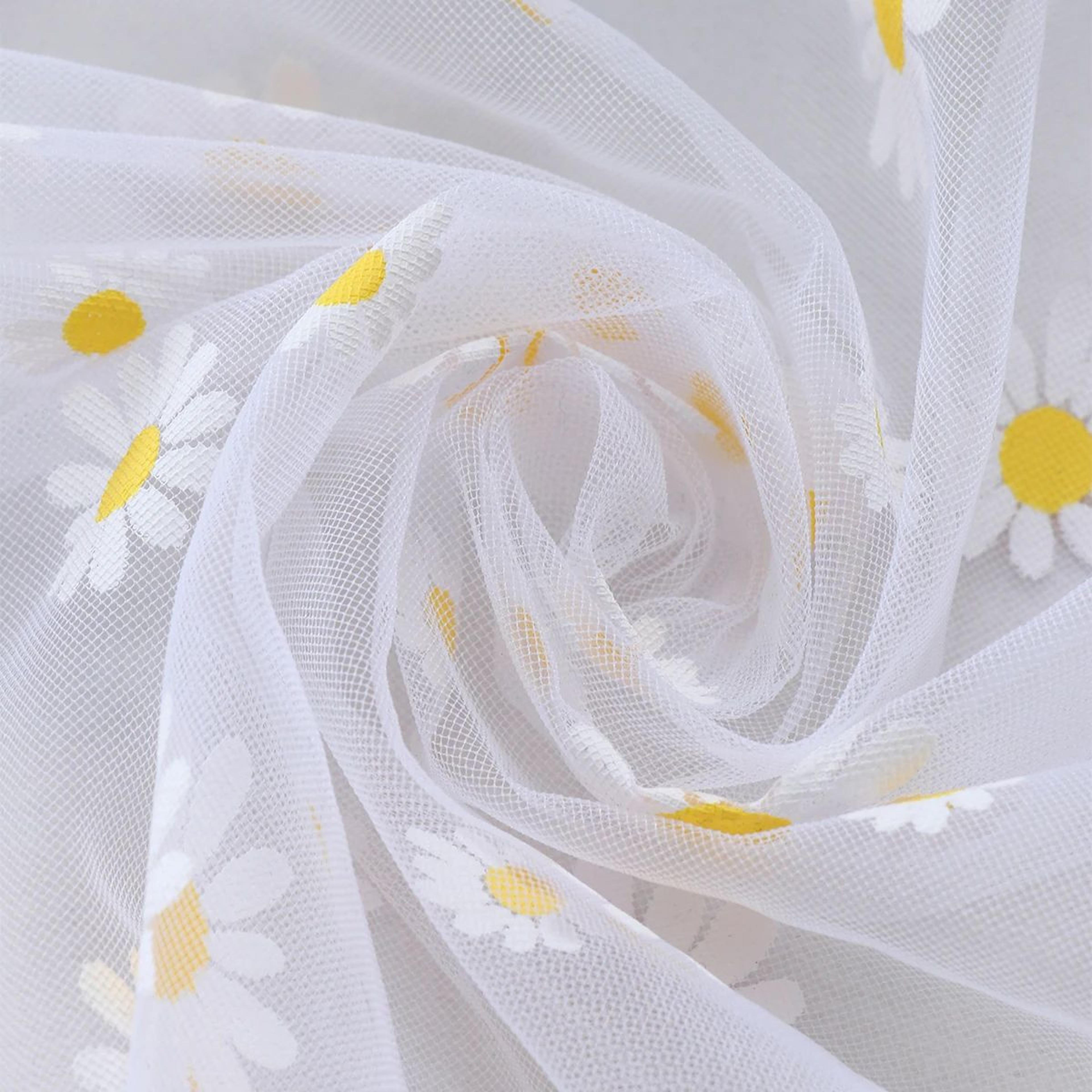 Daisy Pattern Tulle Mesh Table Runner 2
