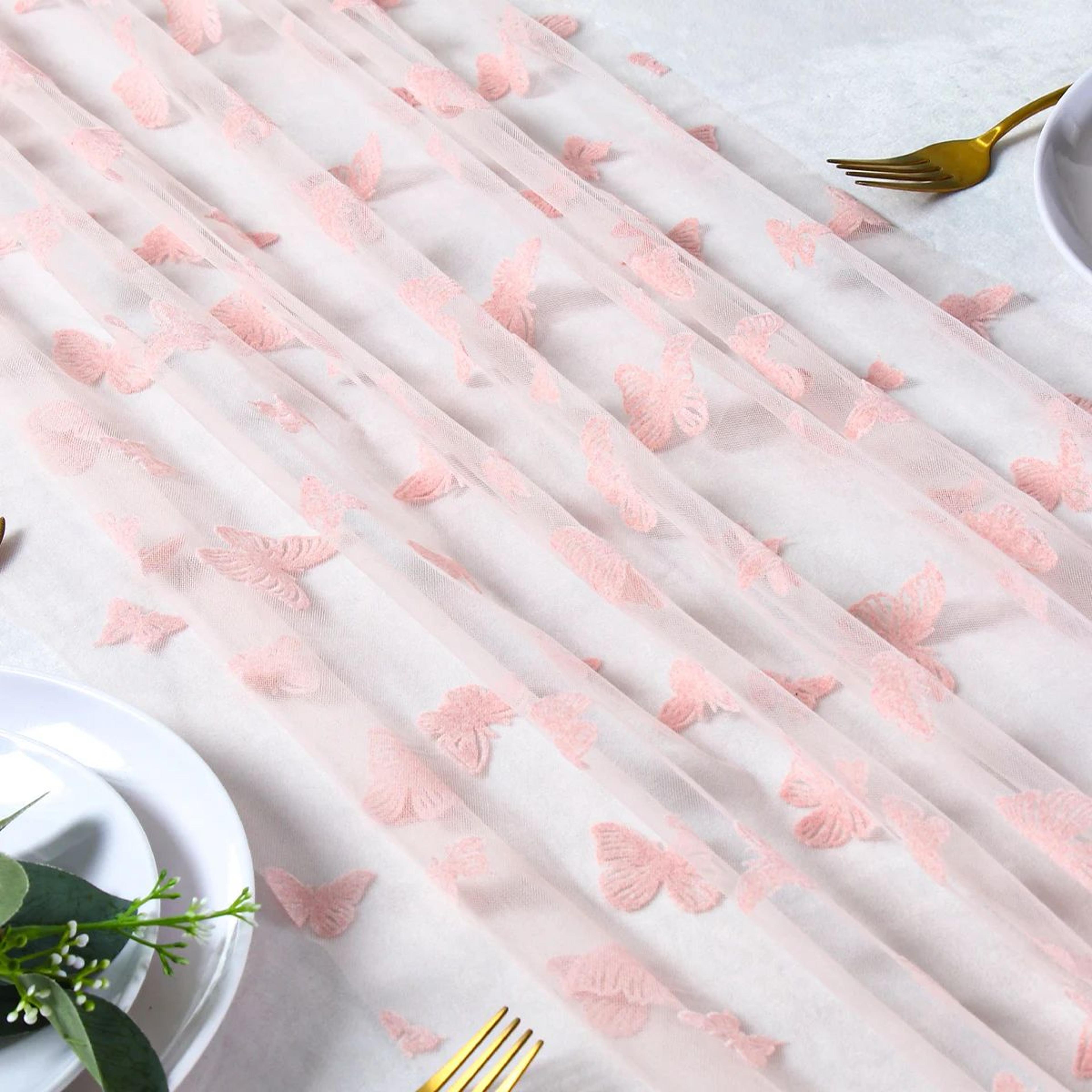 Butterfly Theme Mesh Party Table Runner 4