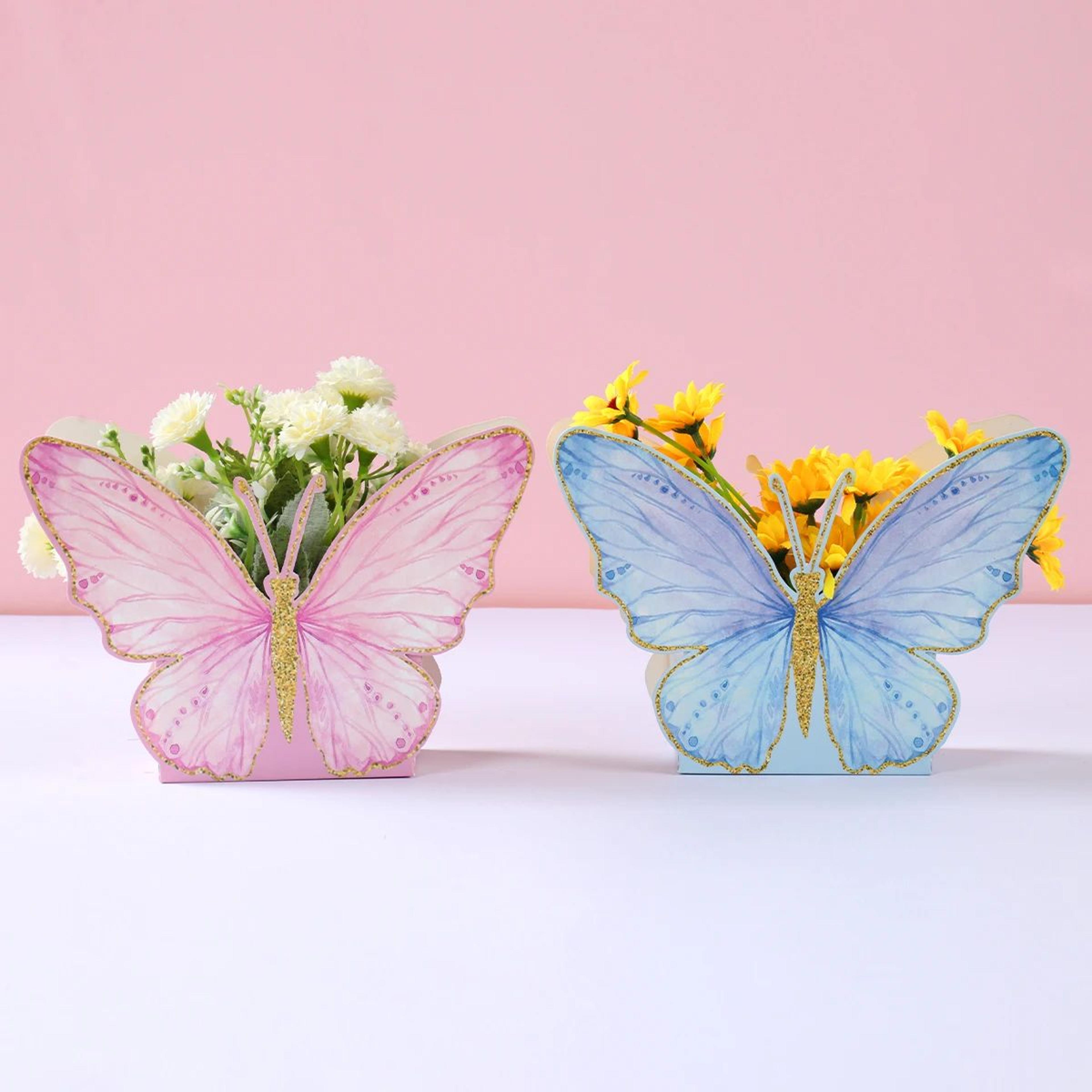 Butterfly Flower Candy Favor Boxes 2