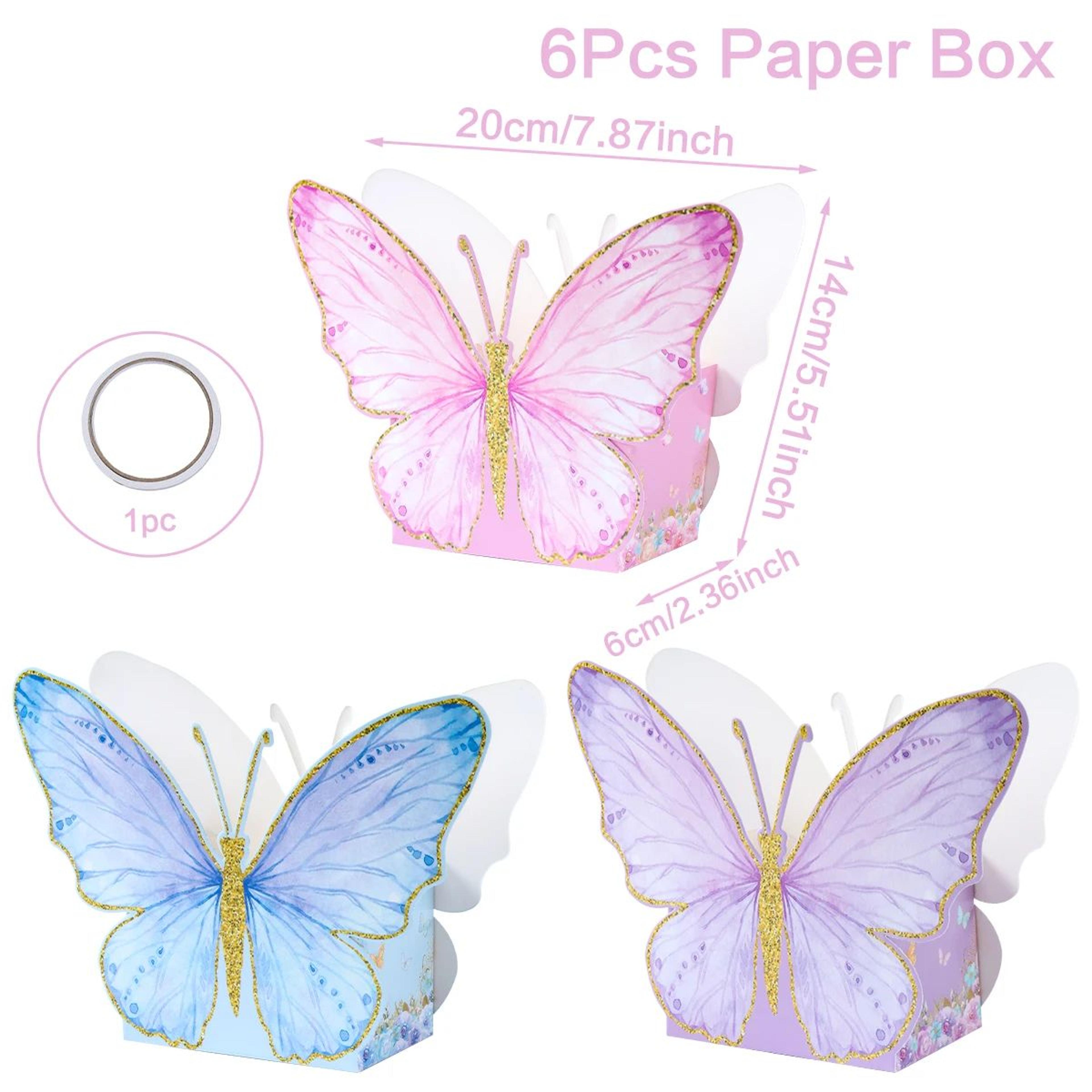 Butterfly Flower Candy Favor Boxes 6
