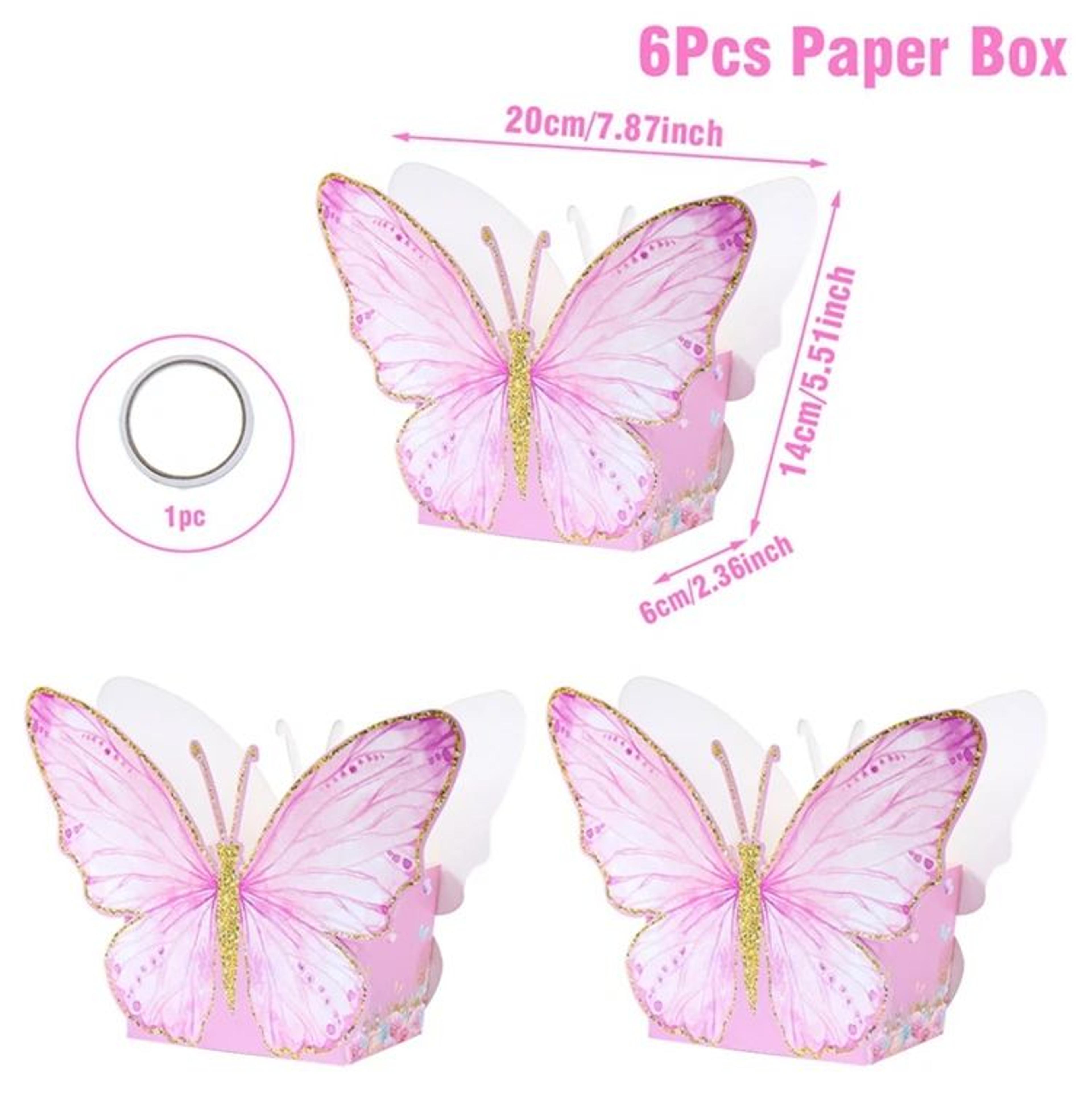 Butterfly Flower Candy Favor Boxes 7