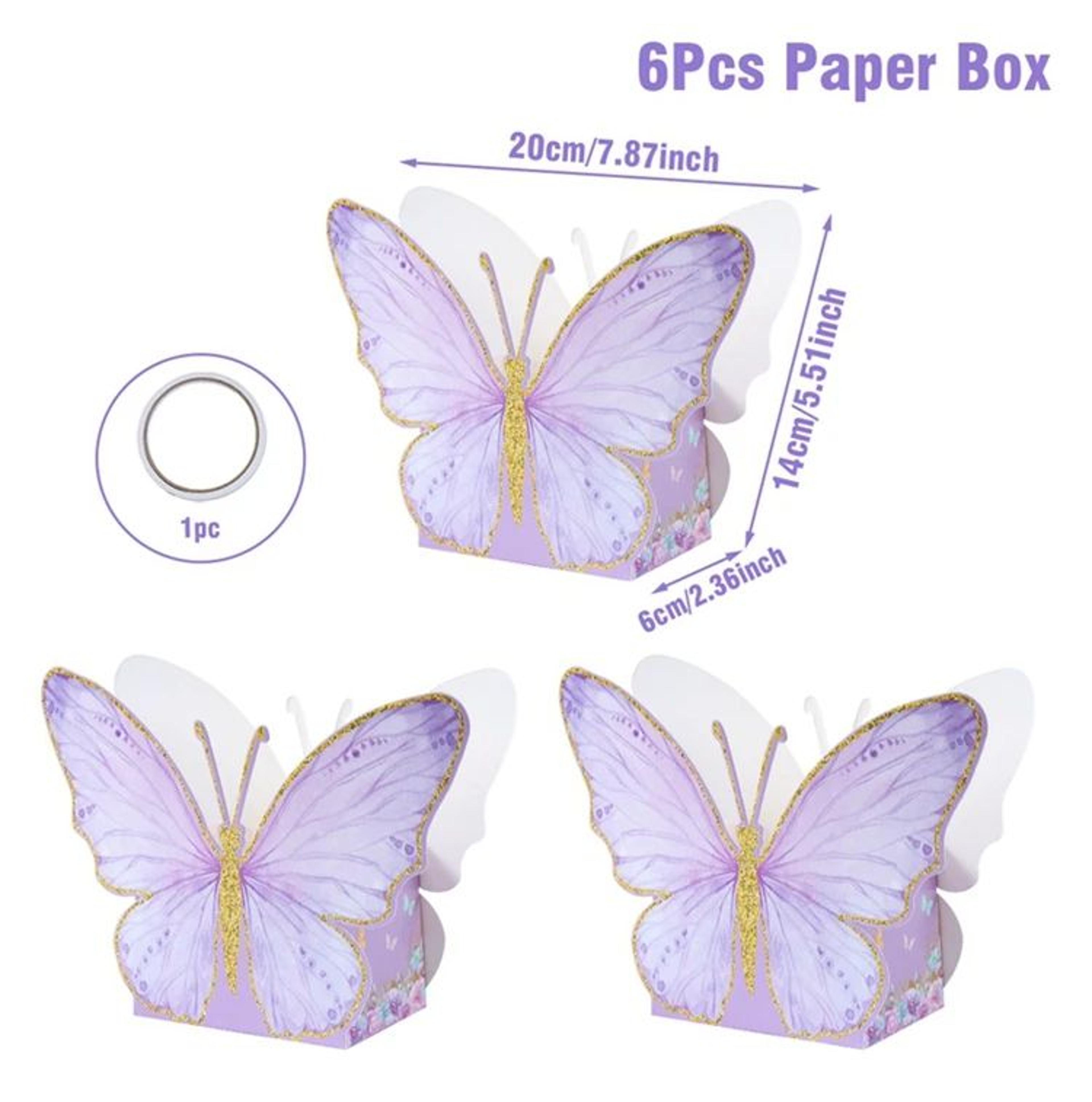 Butterfly Flower Candy Favor Boxes 8