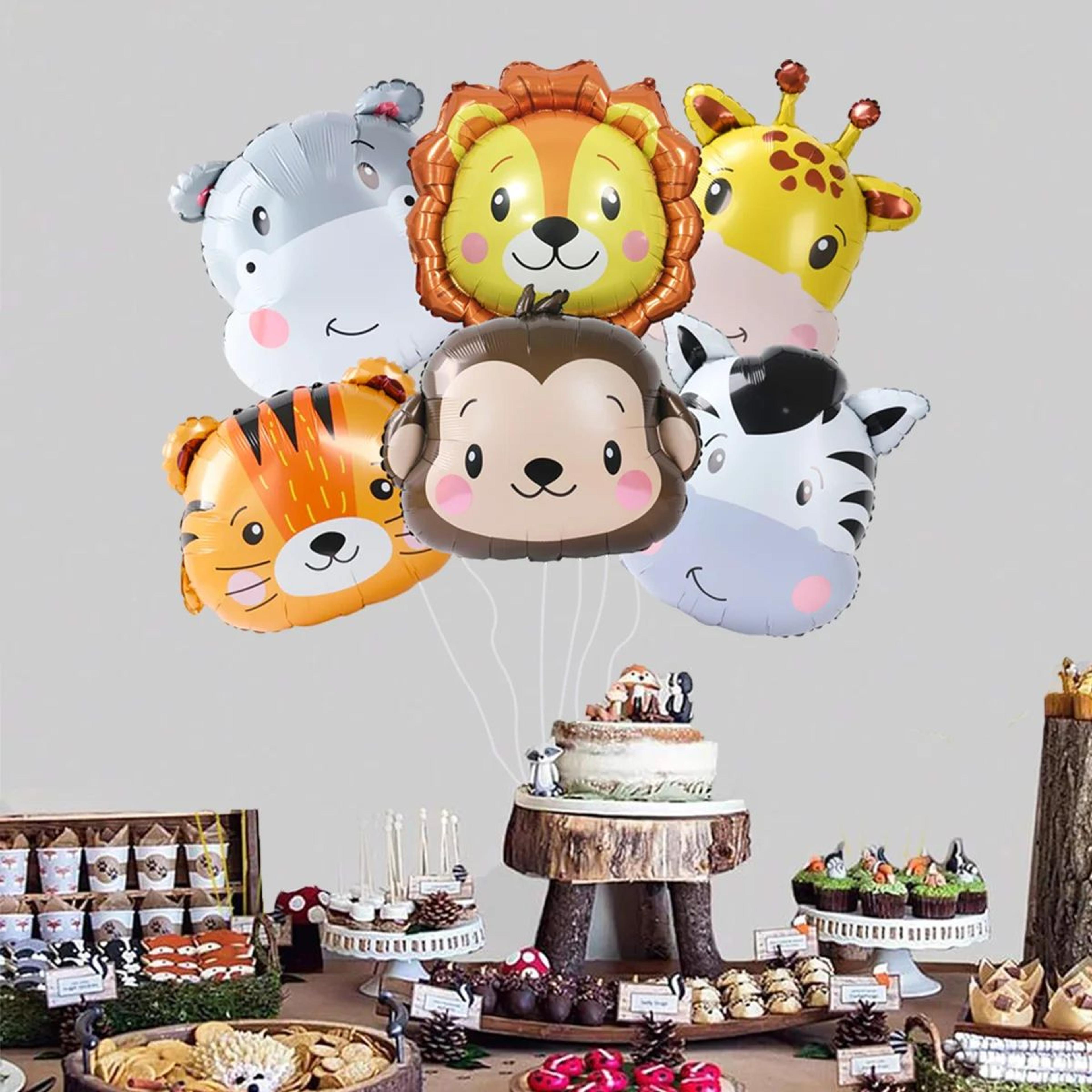 Safari Animal Foil Balloon Party Set 2