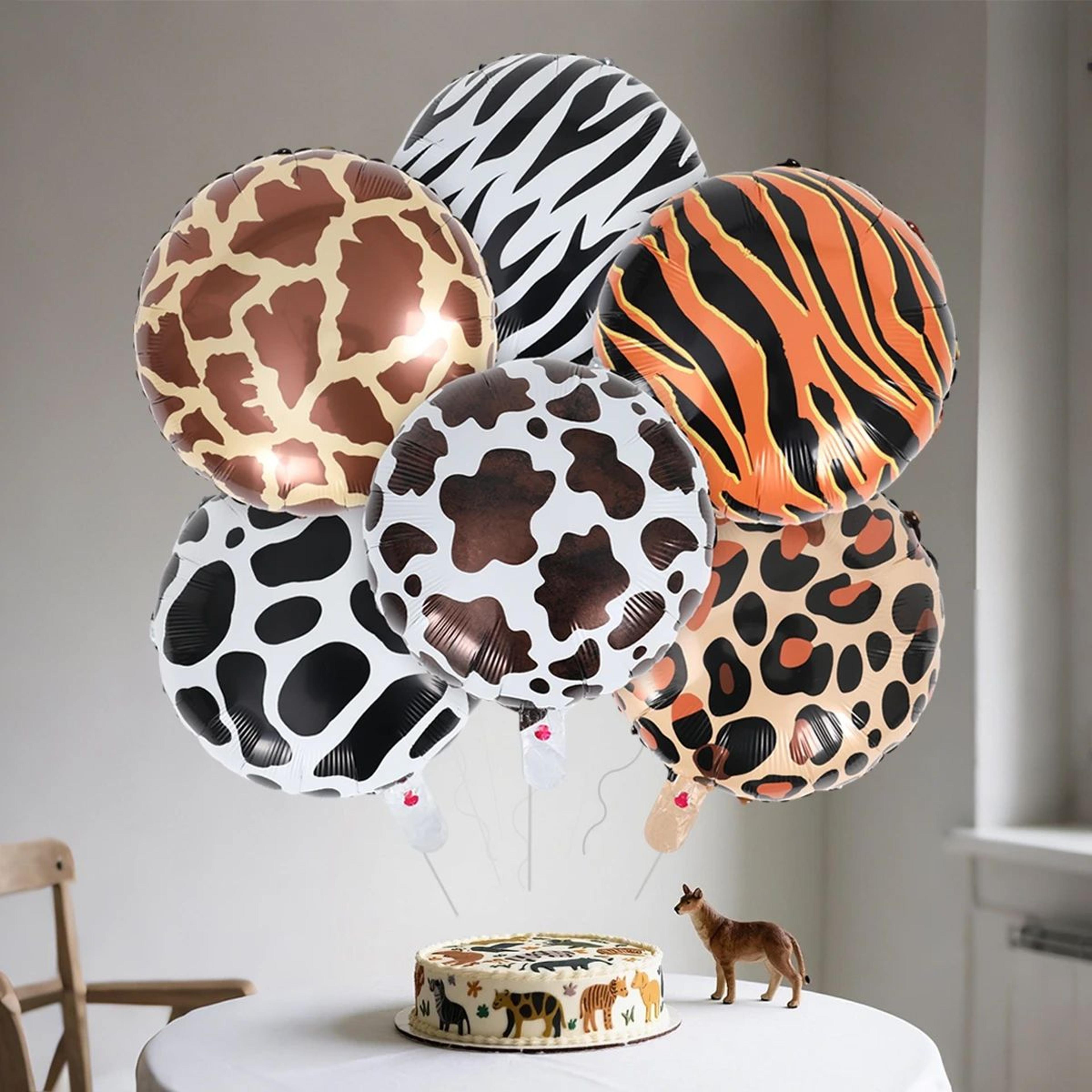 Safari Animal Foil Balloon Party Set 5
