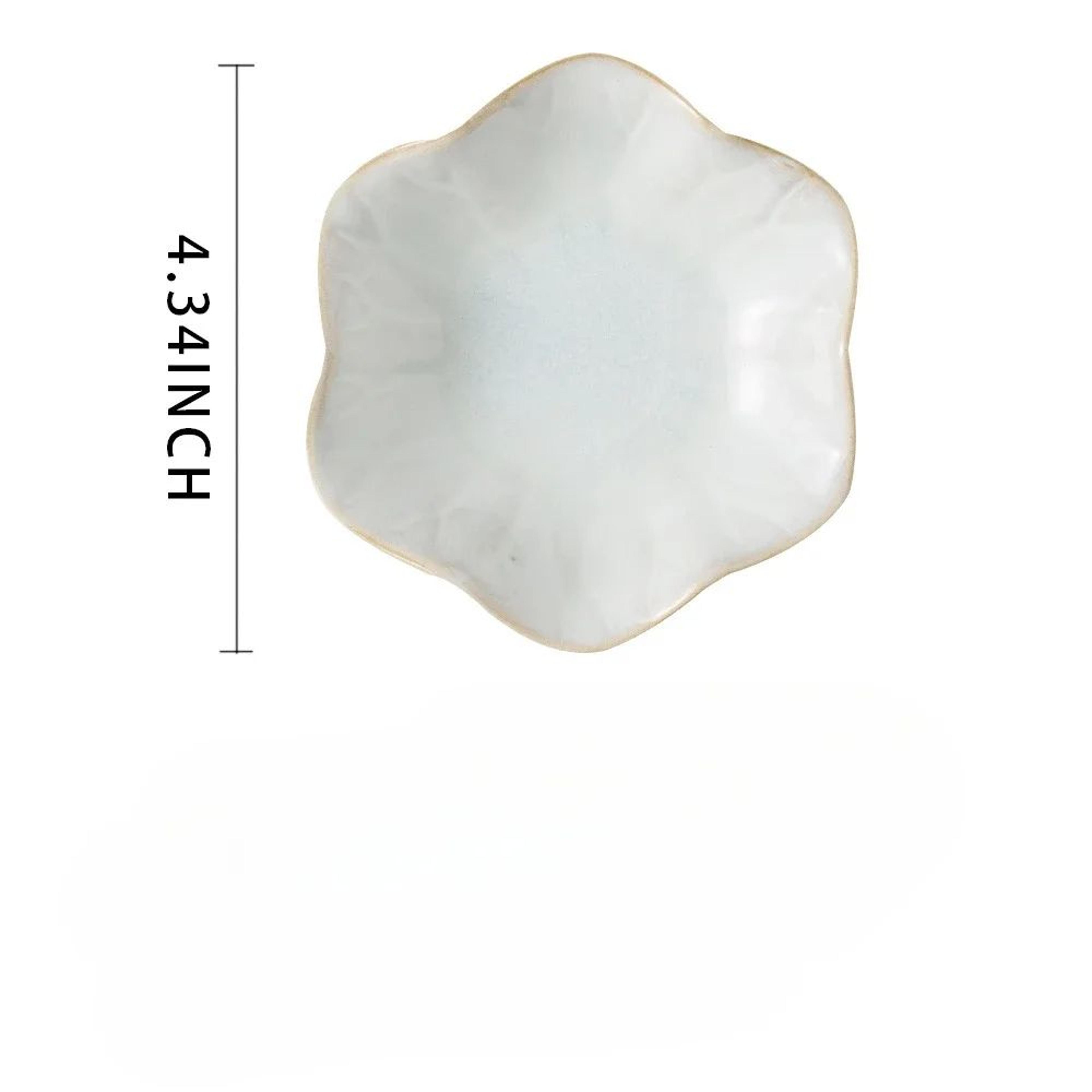Minimalist Ceramic Lotus Decorative Tray 5