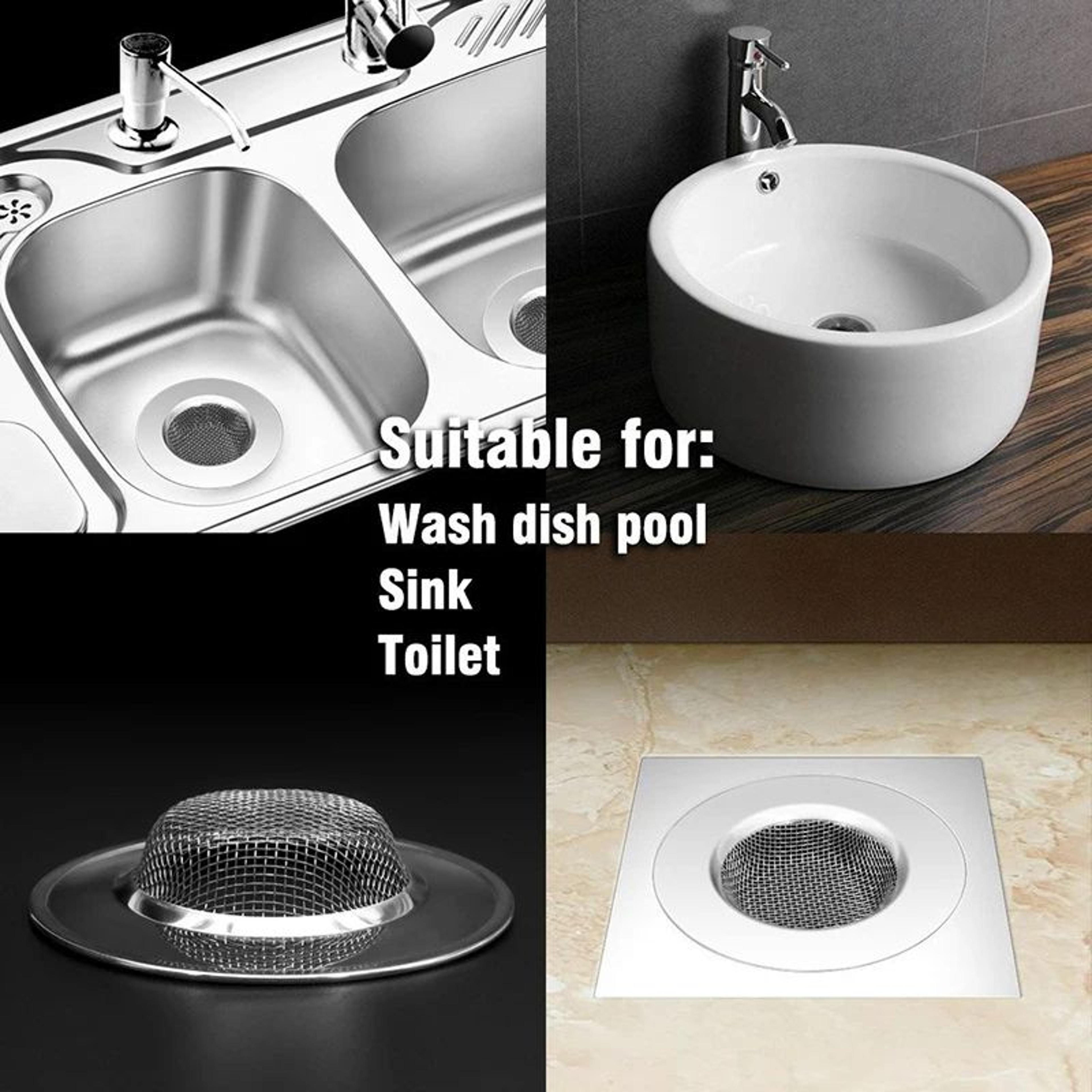 Stainless Steel Mesh Sink Drain Strainer 5