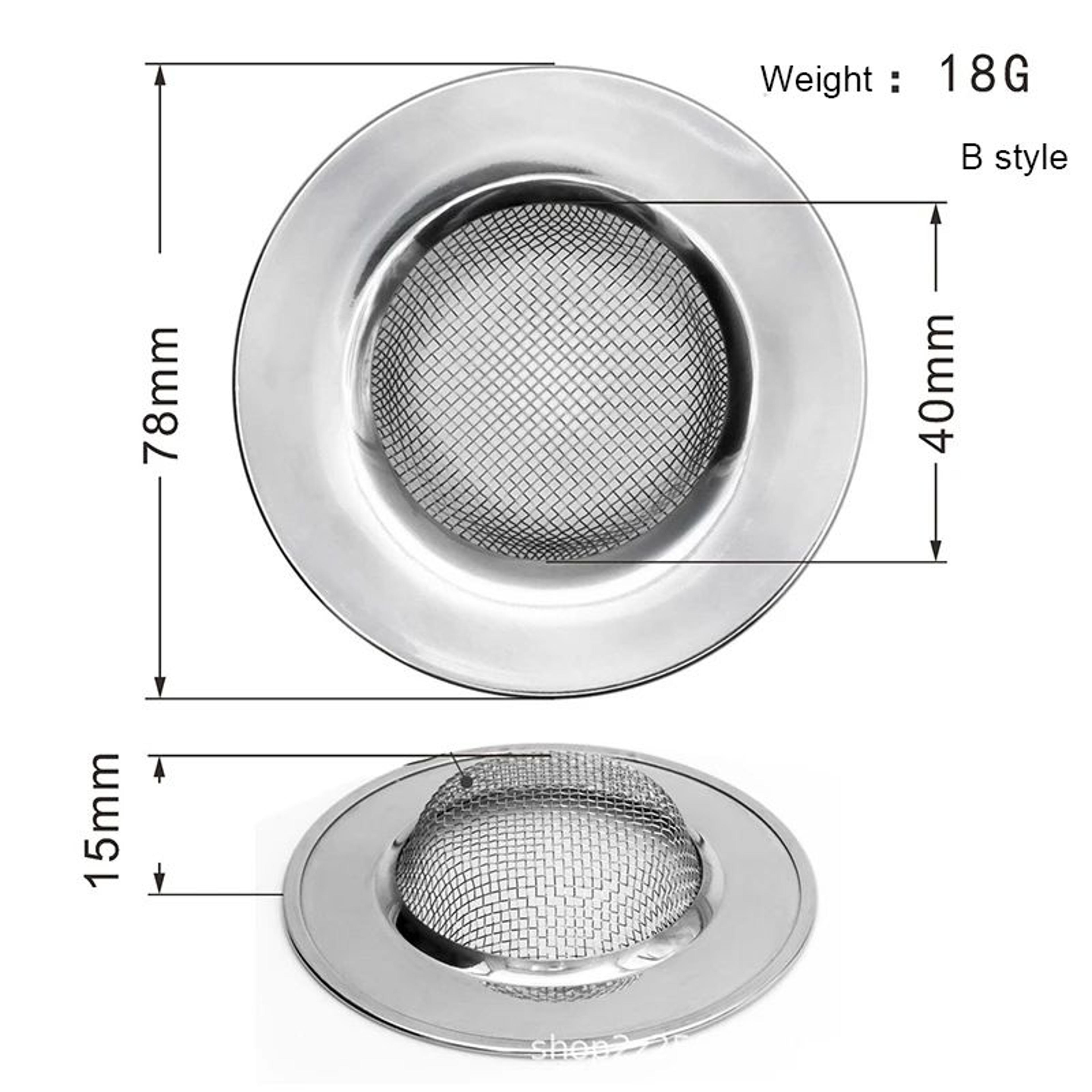 Stainless Steel Mesh Sink Drain Strainer 7