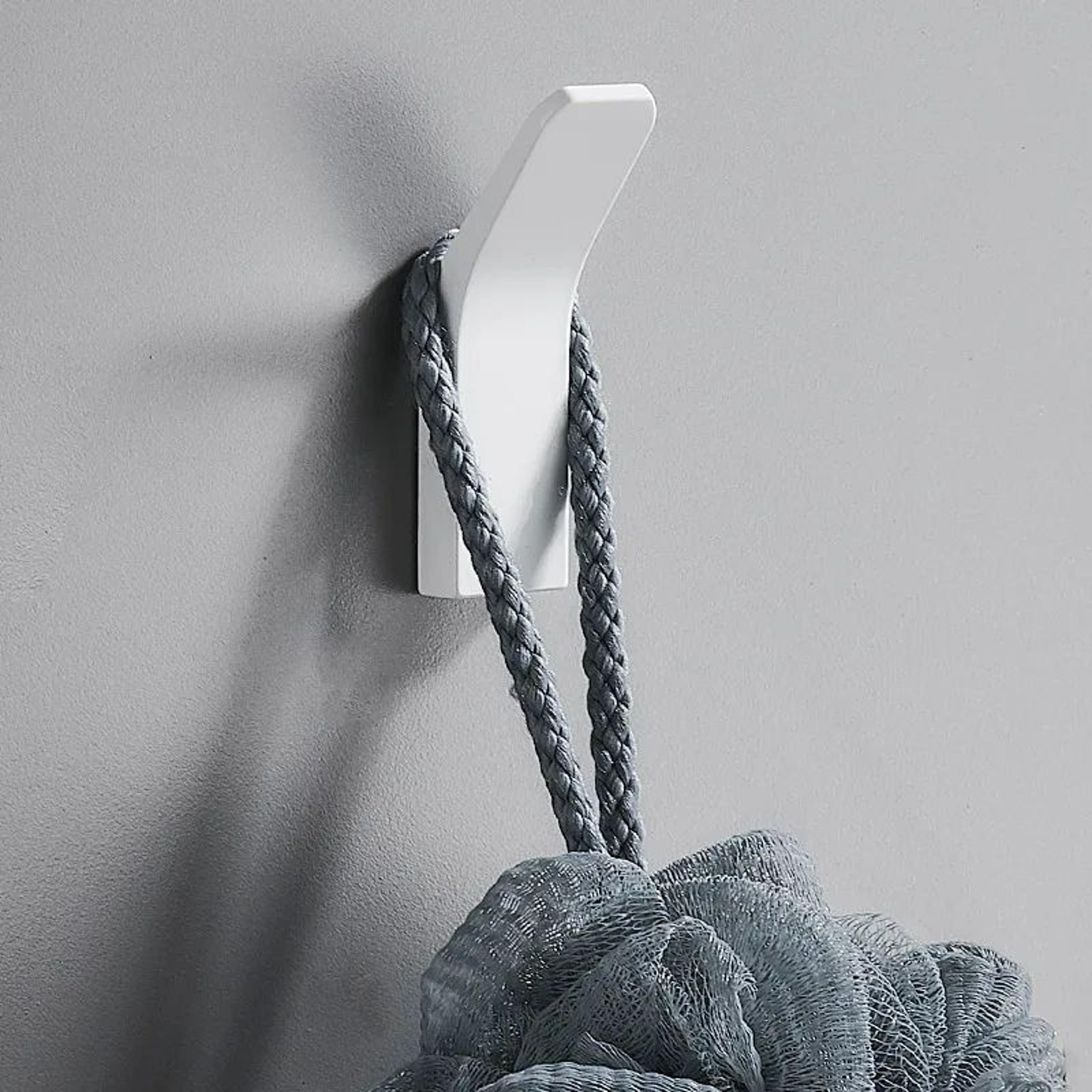 No Drill Aluminum Wall Mounted Clothes Hook 3