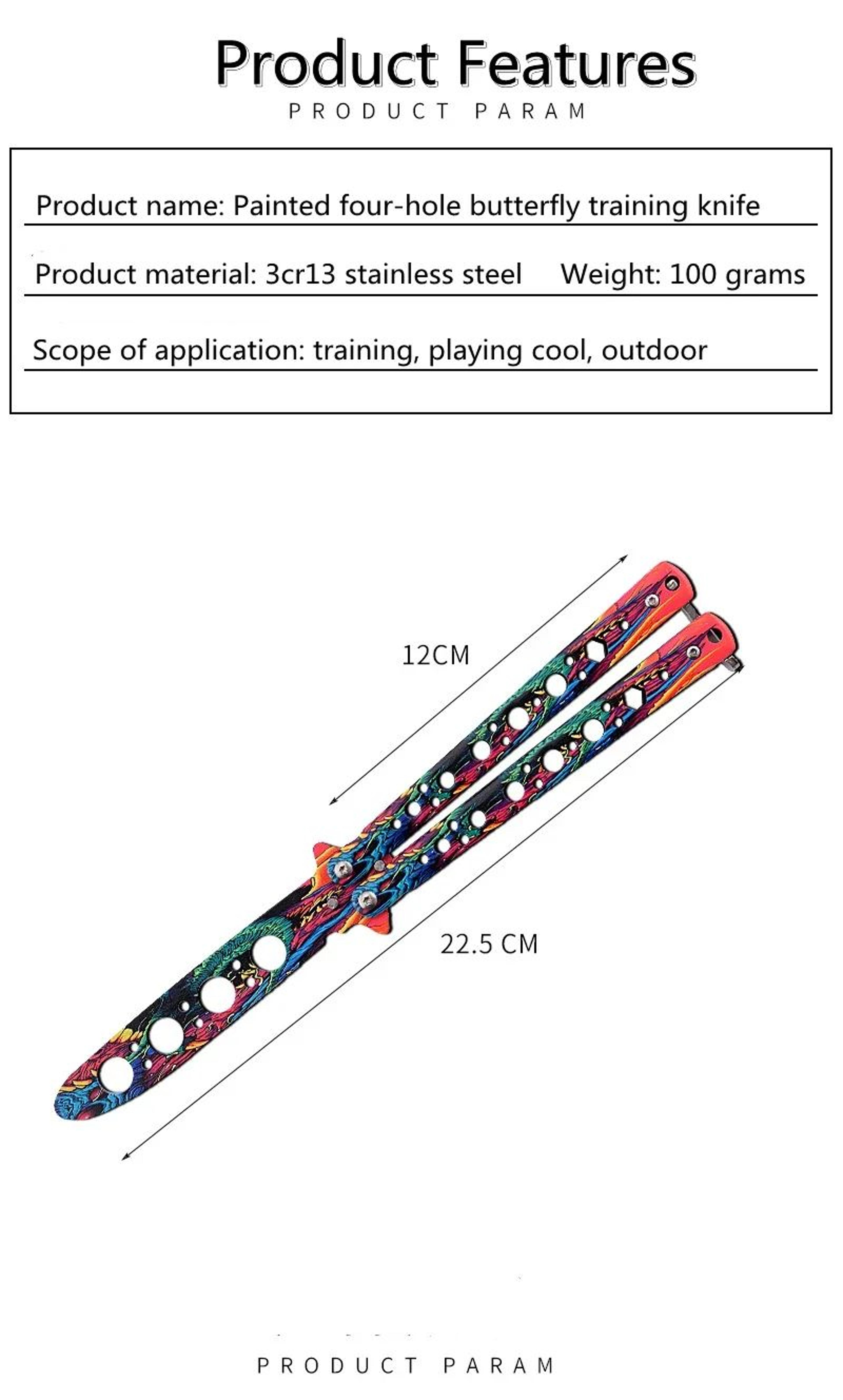 Beginner Butterfly Knife Practice Trainer 5