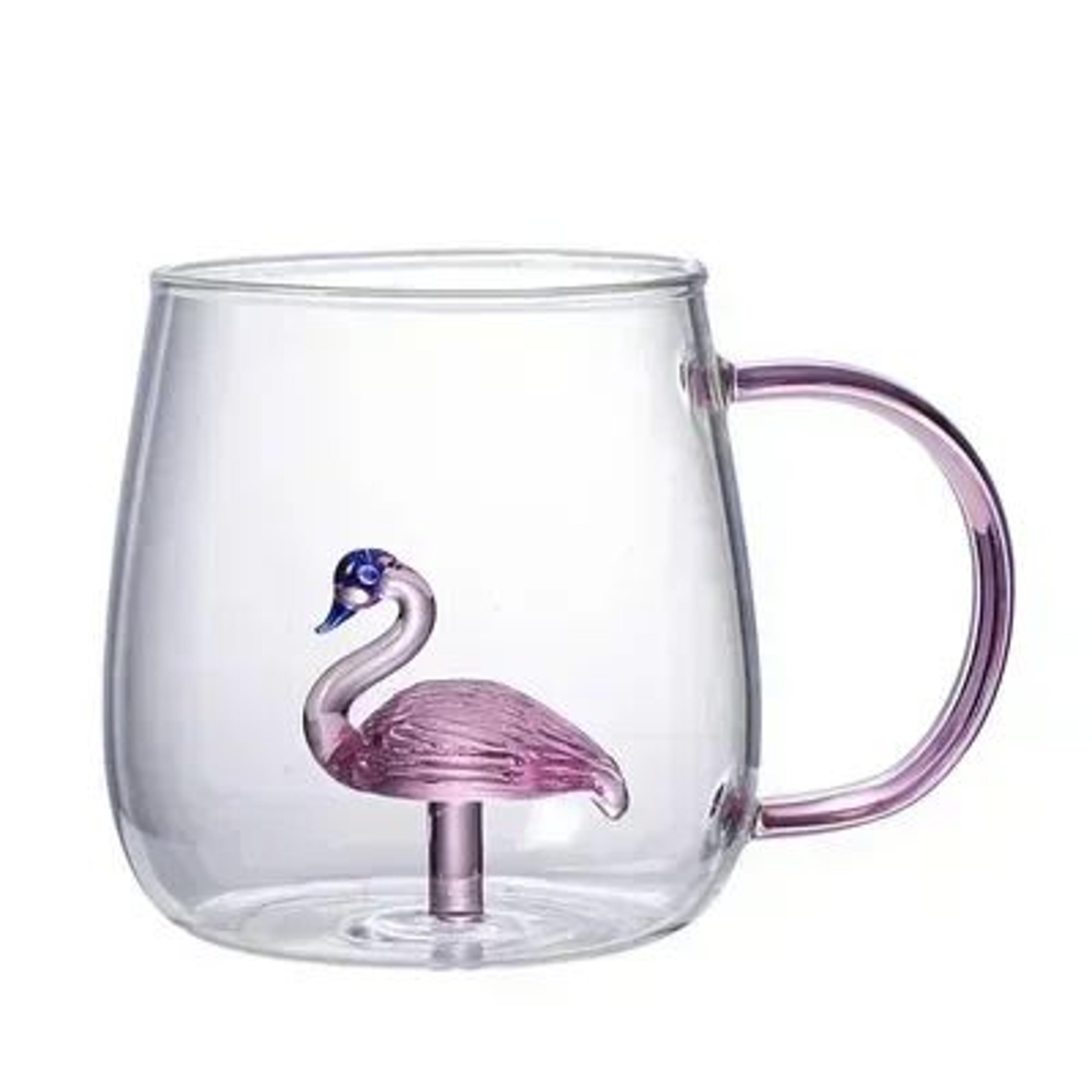 Cute Cartoon Animal Borosilicate Glass Cup 16