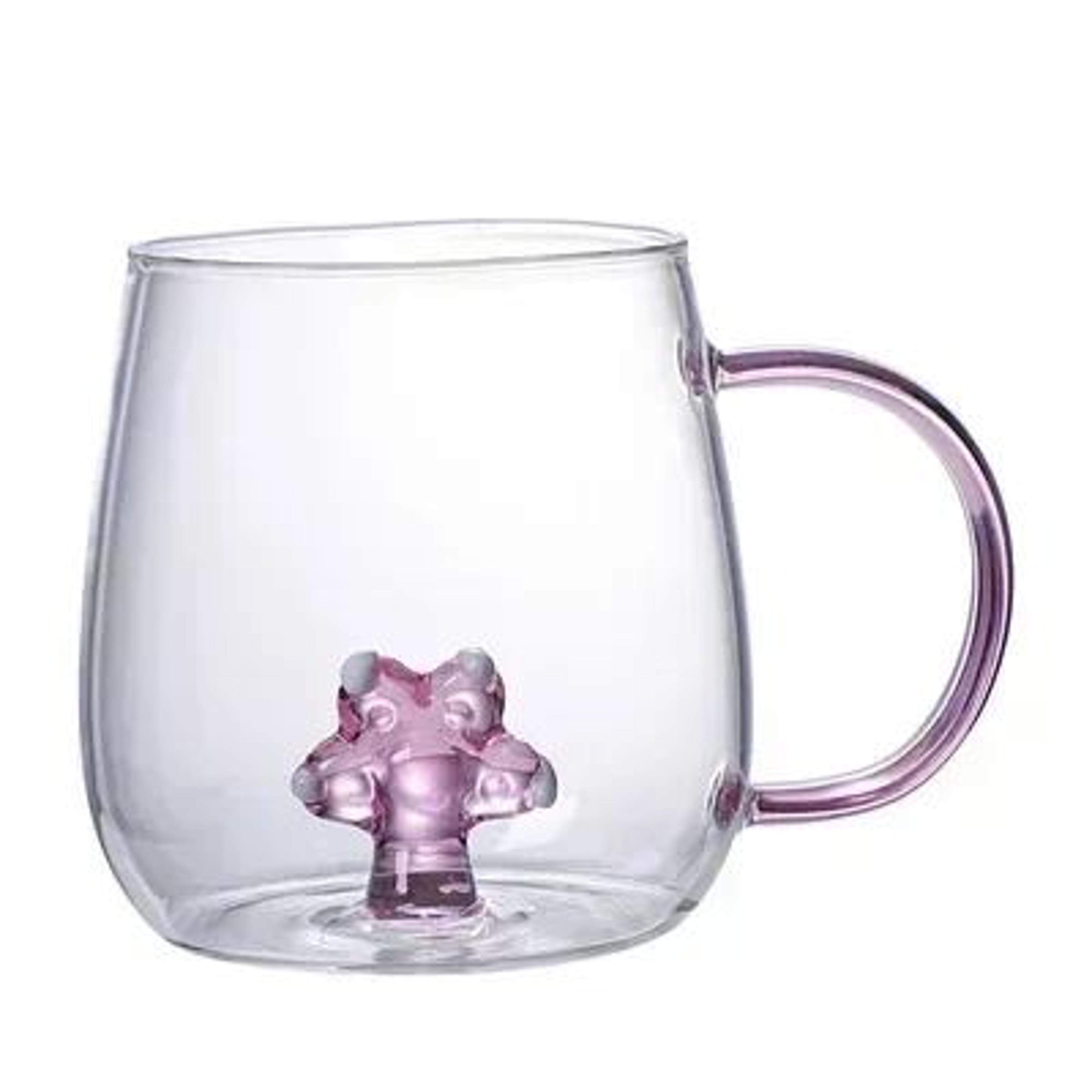 Cute Cartoon Animal Borosilicate Glass Cup 14