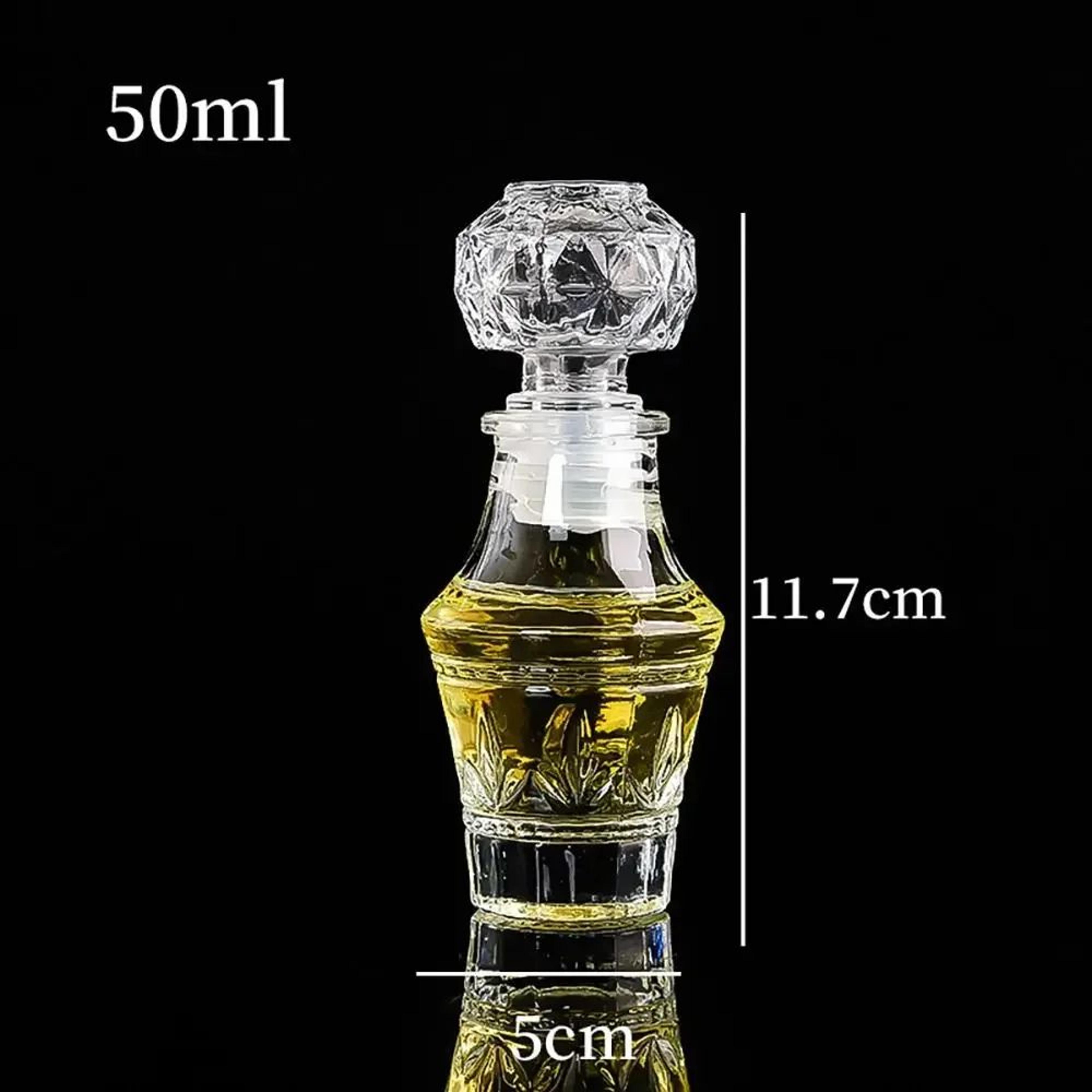 Mini 50ml Glass Liquor Bottle With Screw Cap 11